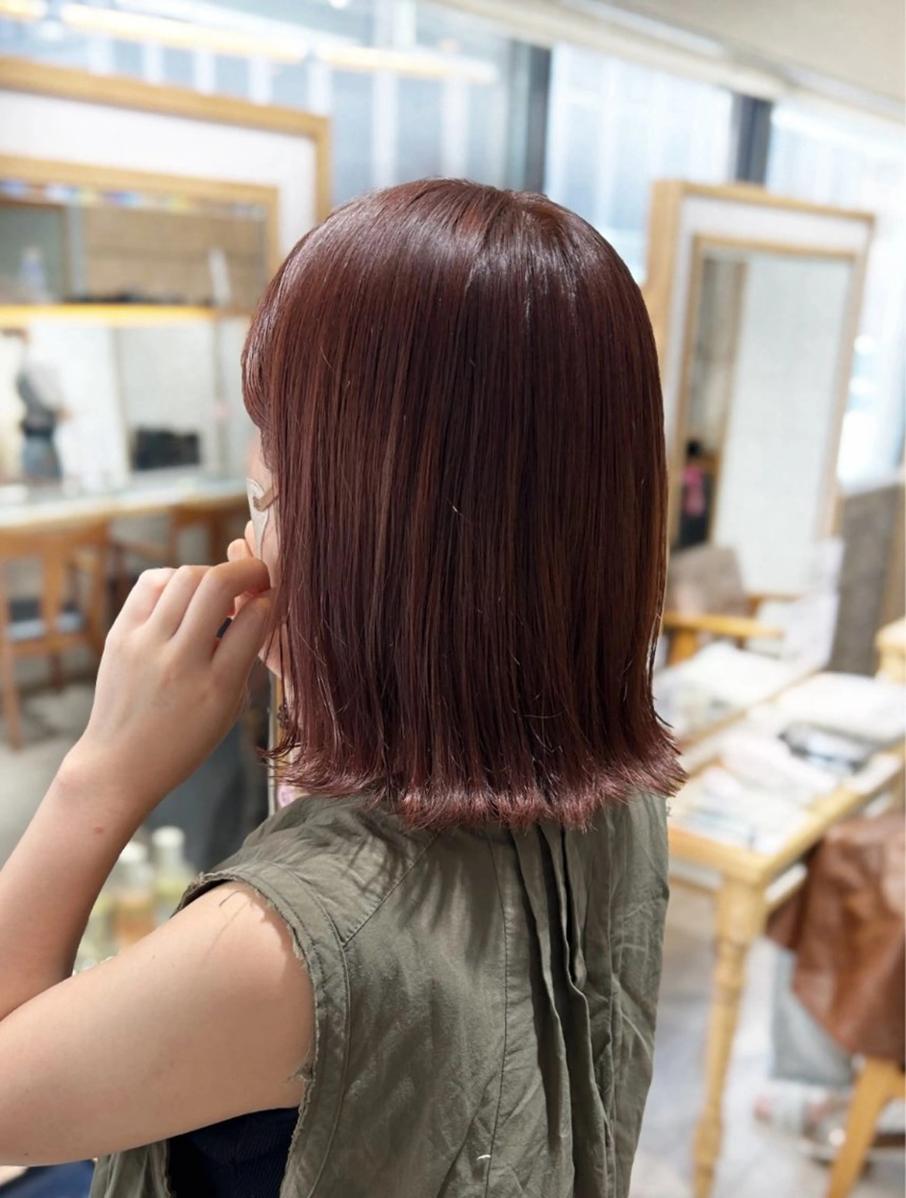 ミディアム カラー カット ヘアカラー Ami 🕊‎✨のヘアスタイル