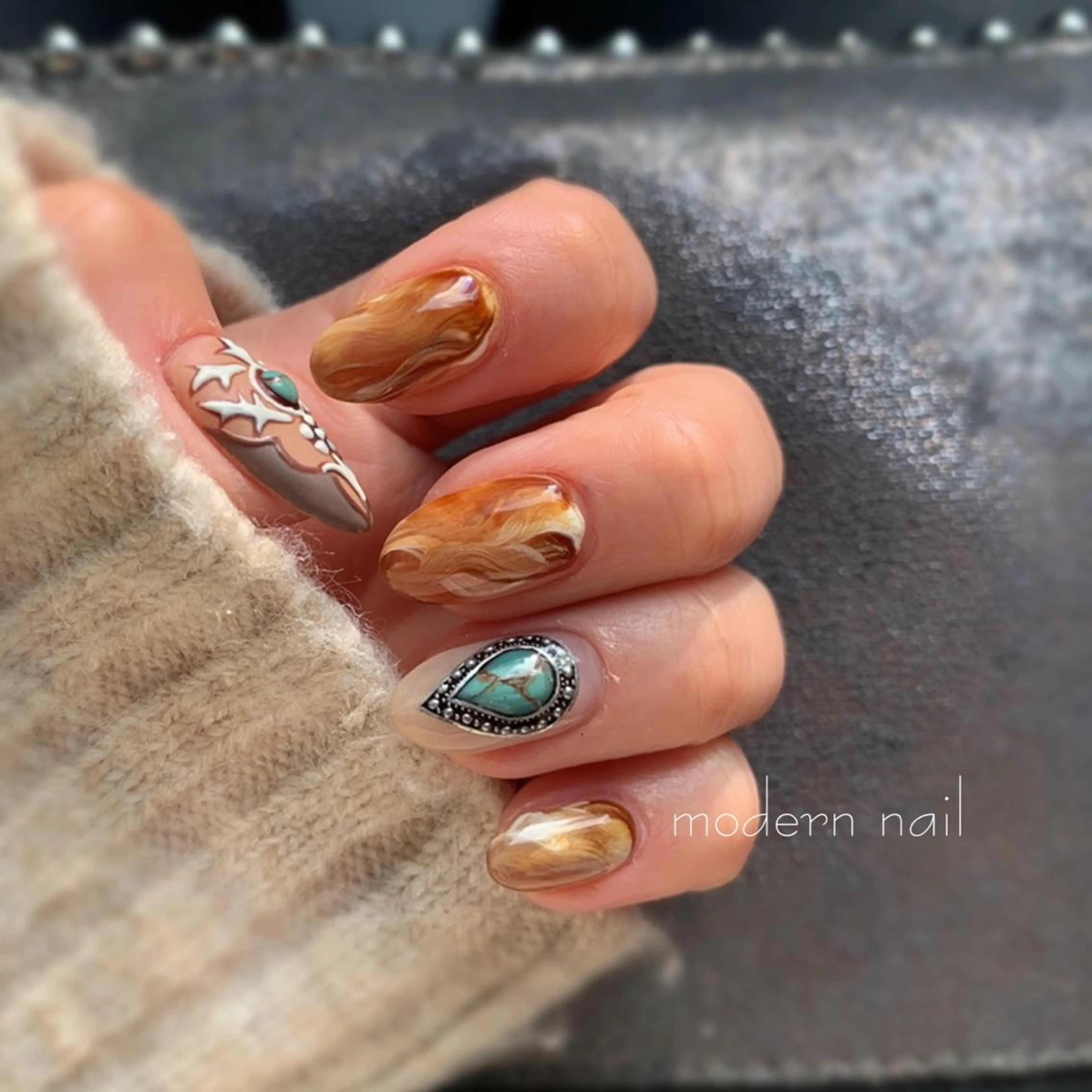 ネイル アートネイル 小川 玲奈のネイルデザイン