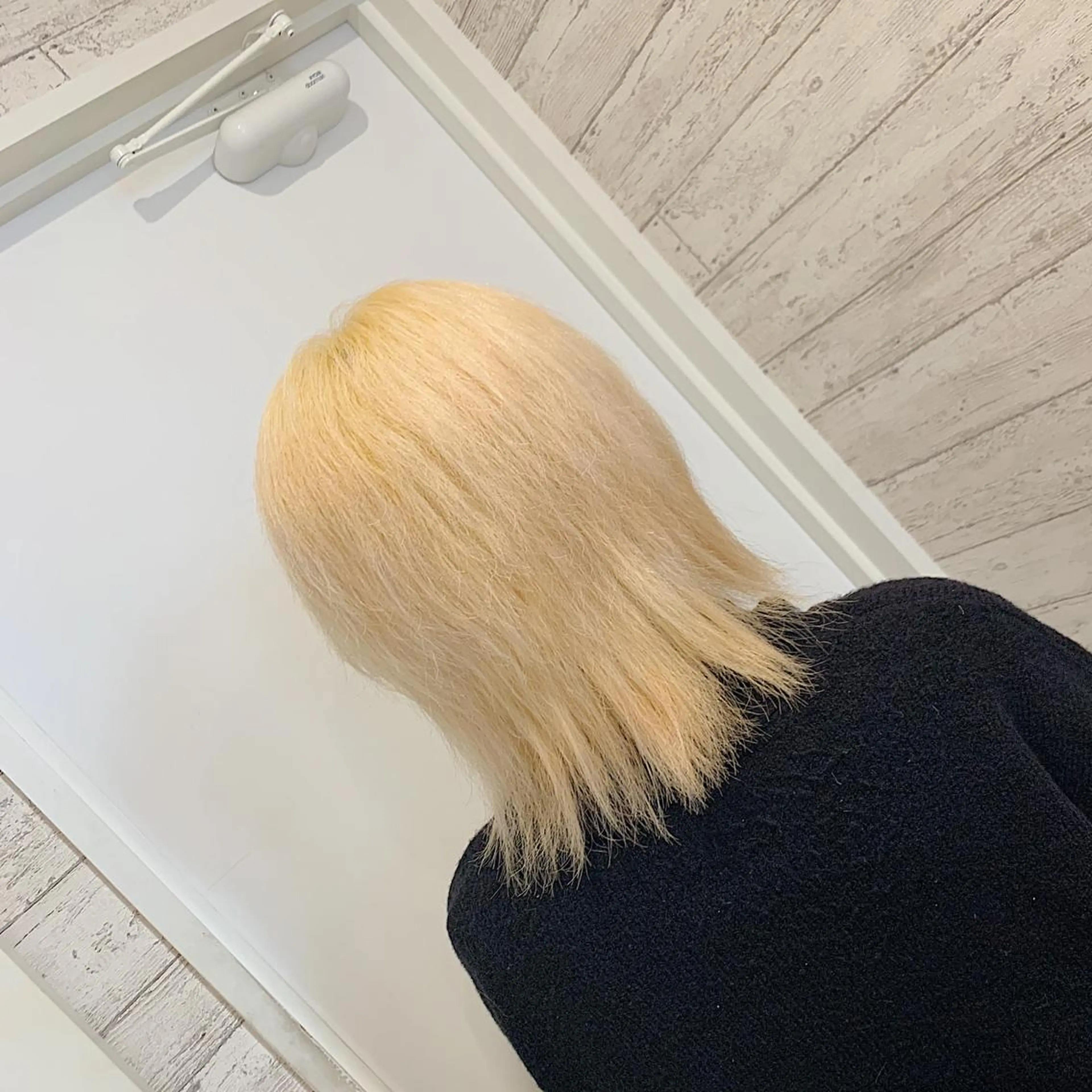 ミディアム カラー ブリーチ 抜きっぱなしブロンド GO TODAY SHAiRE SALON 町田店所属・🫧大森 知夏🫧のヘアスタイル