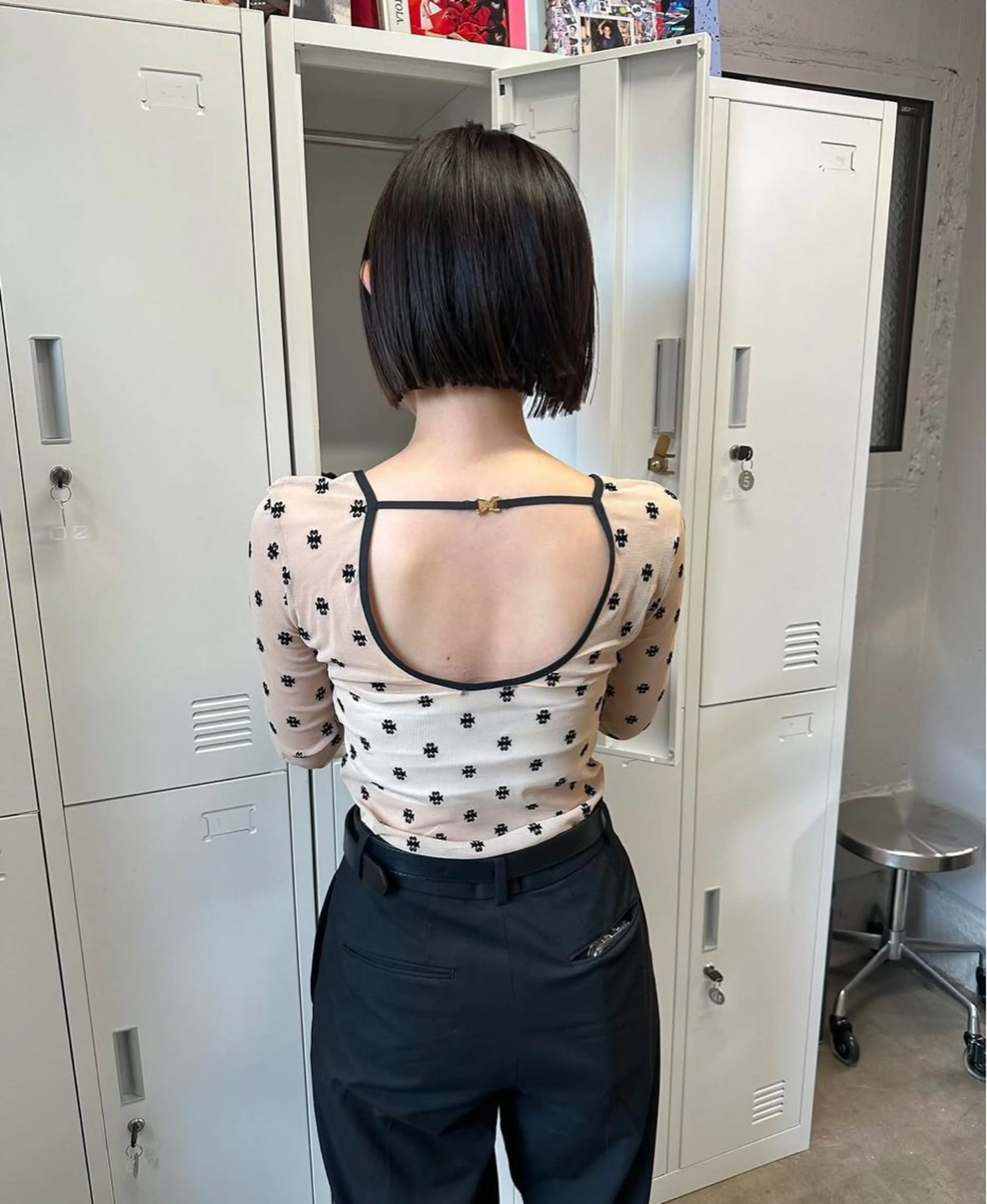 ショート ボブ カット ボブ/顔周りレイヤー 似合わせcut🪽のヘアスタイル