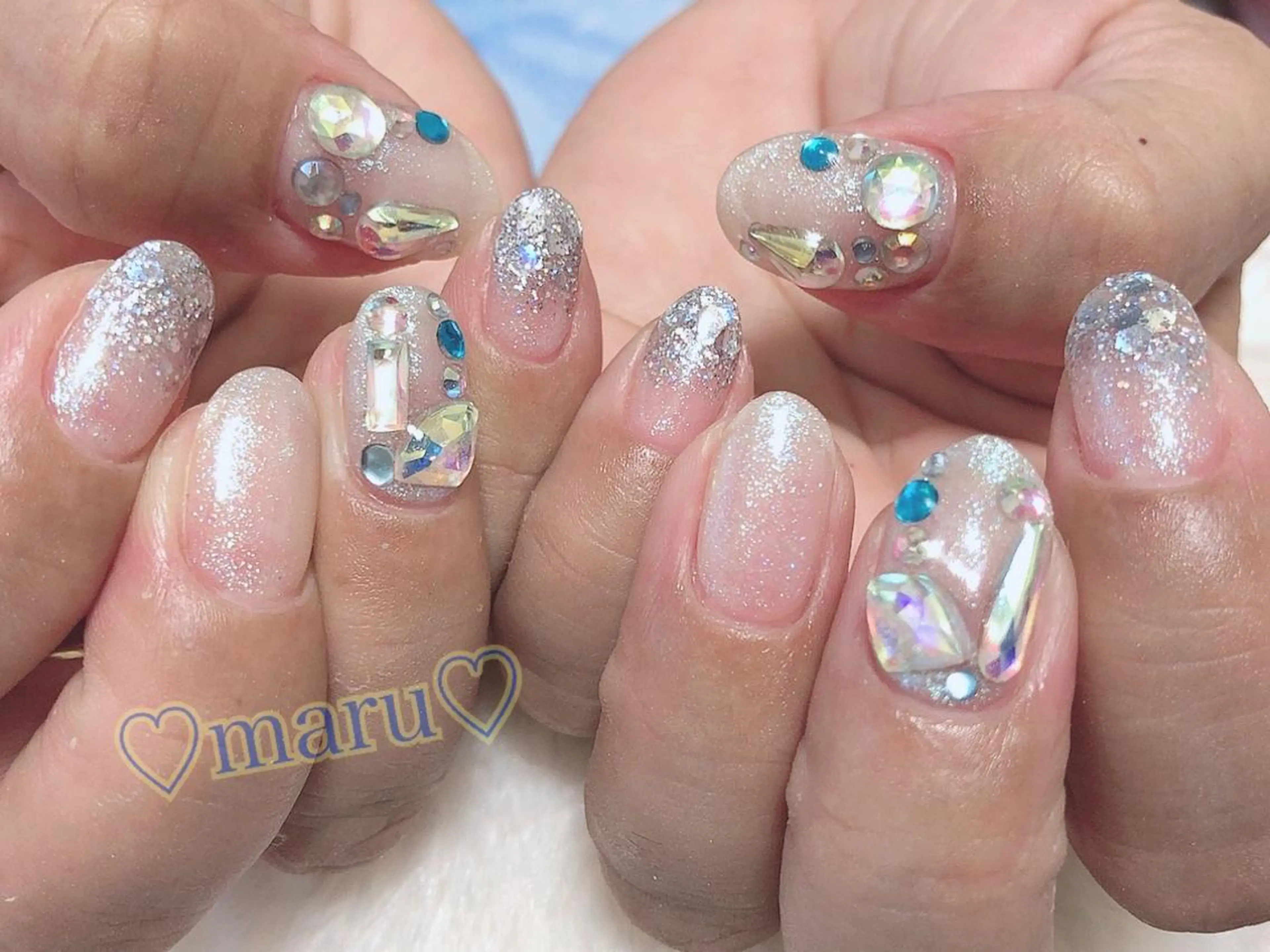 ネイル ハンドネイル フットネイル まるみ ♡のネイルデザイン