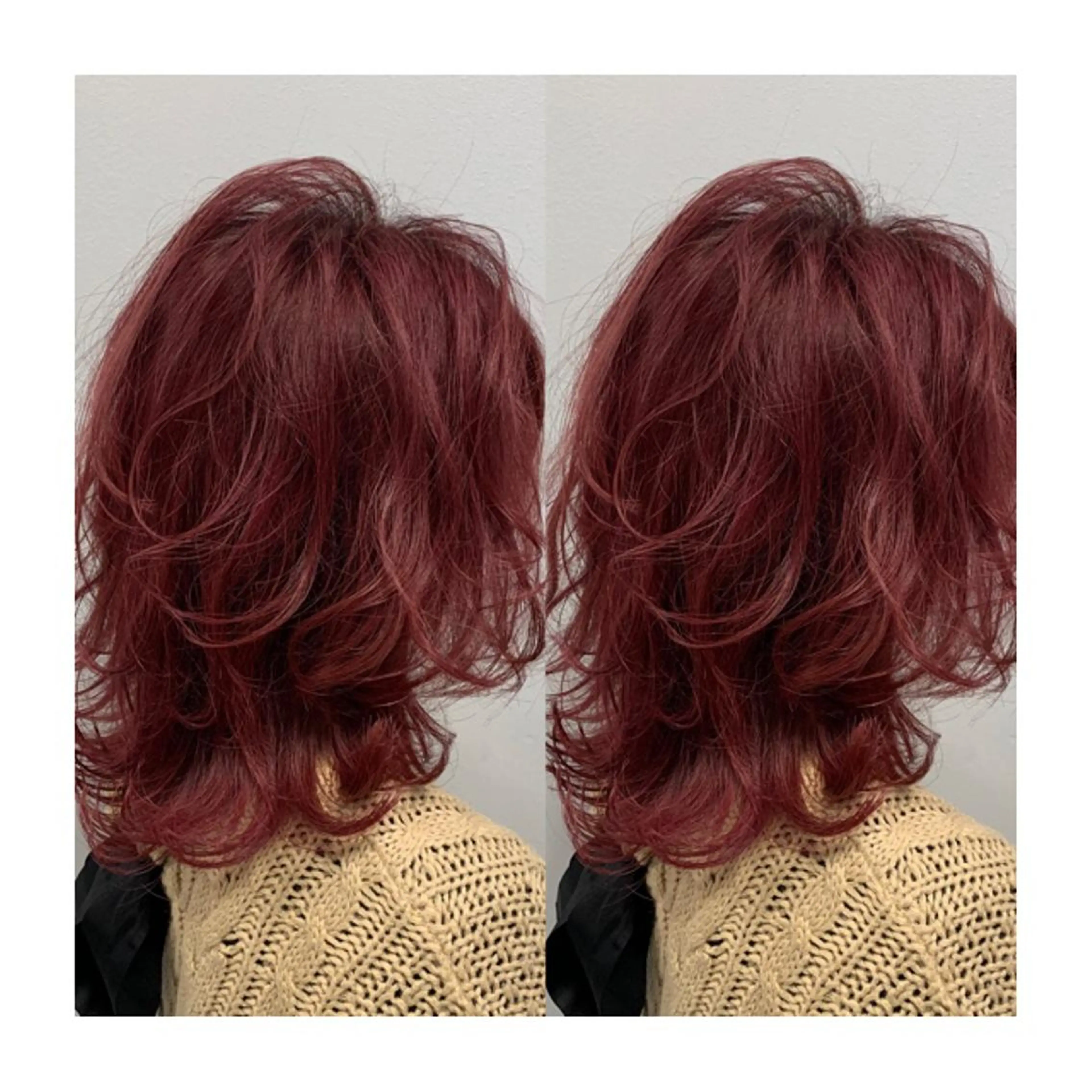 ミディアム 似合わせスタイル 岡田勇哉のヘアスタイル