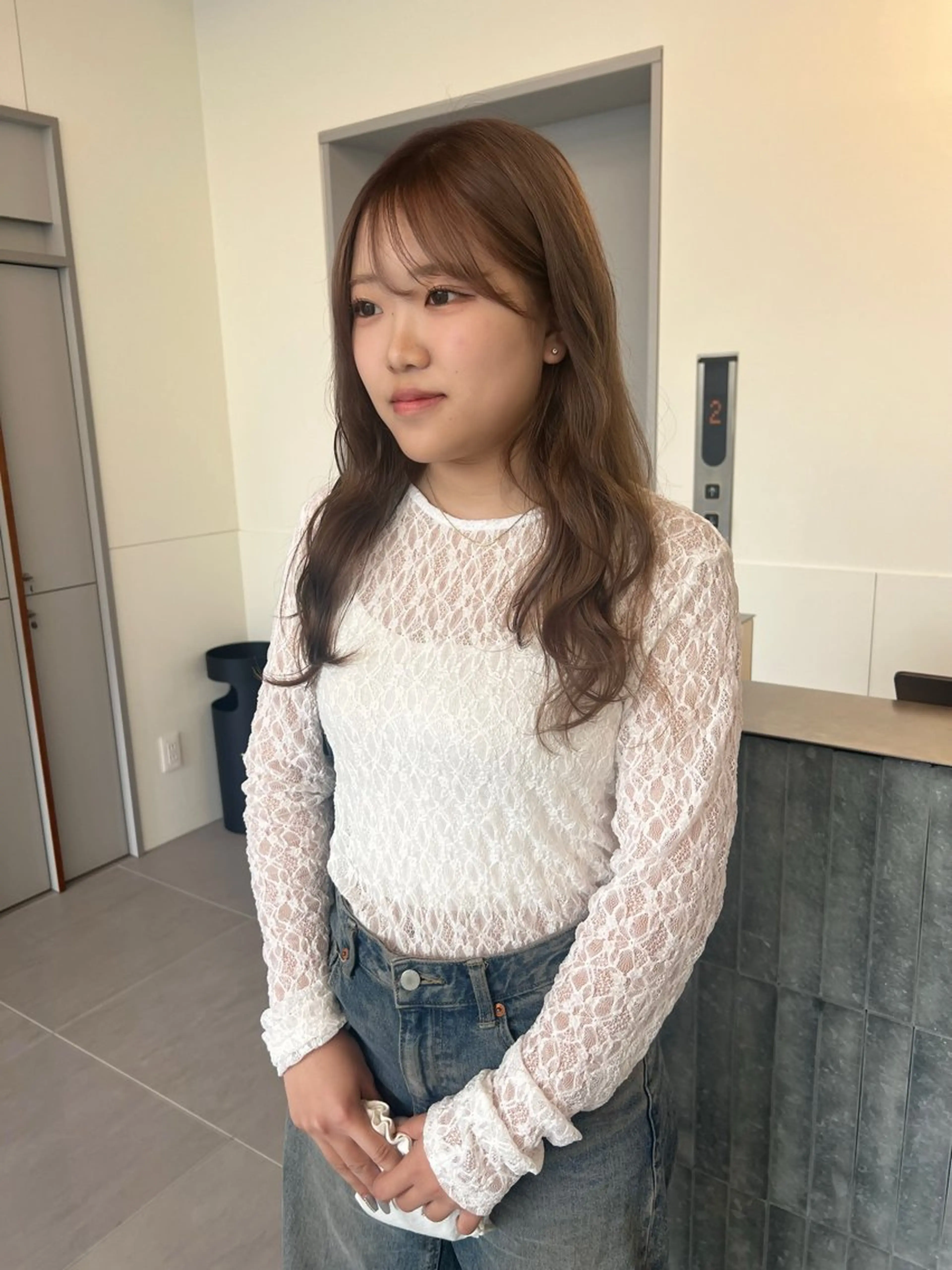 ロング カラー 透けるカラー🫧 Memi🎀のヘアスタイル