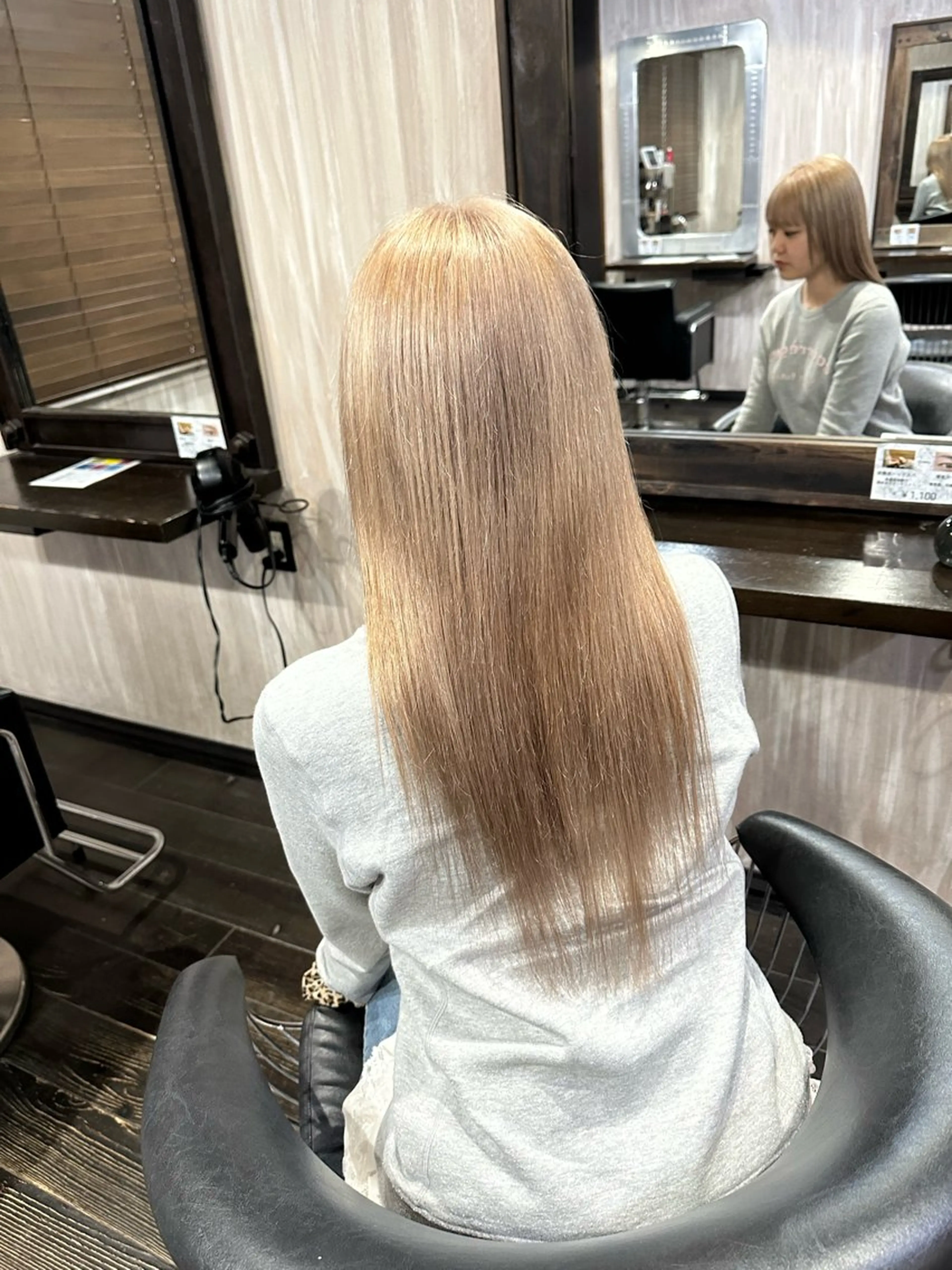 カラー ヘアカラー ブリーチ🌟 縮毛矯正🩷はるなのヘアスタイル