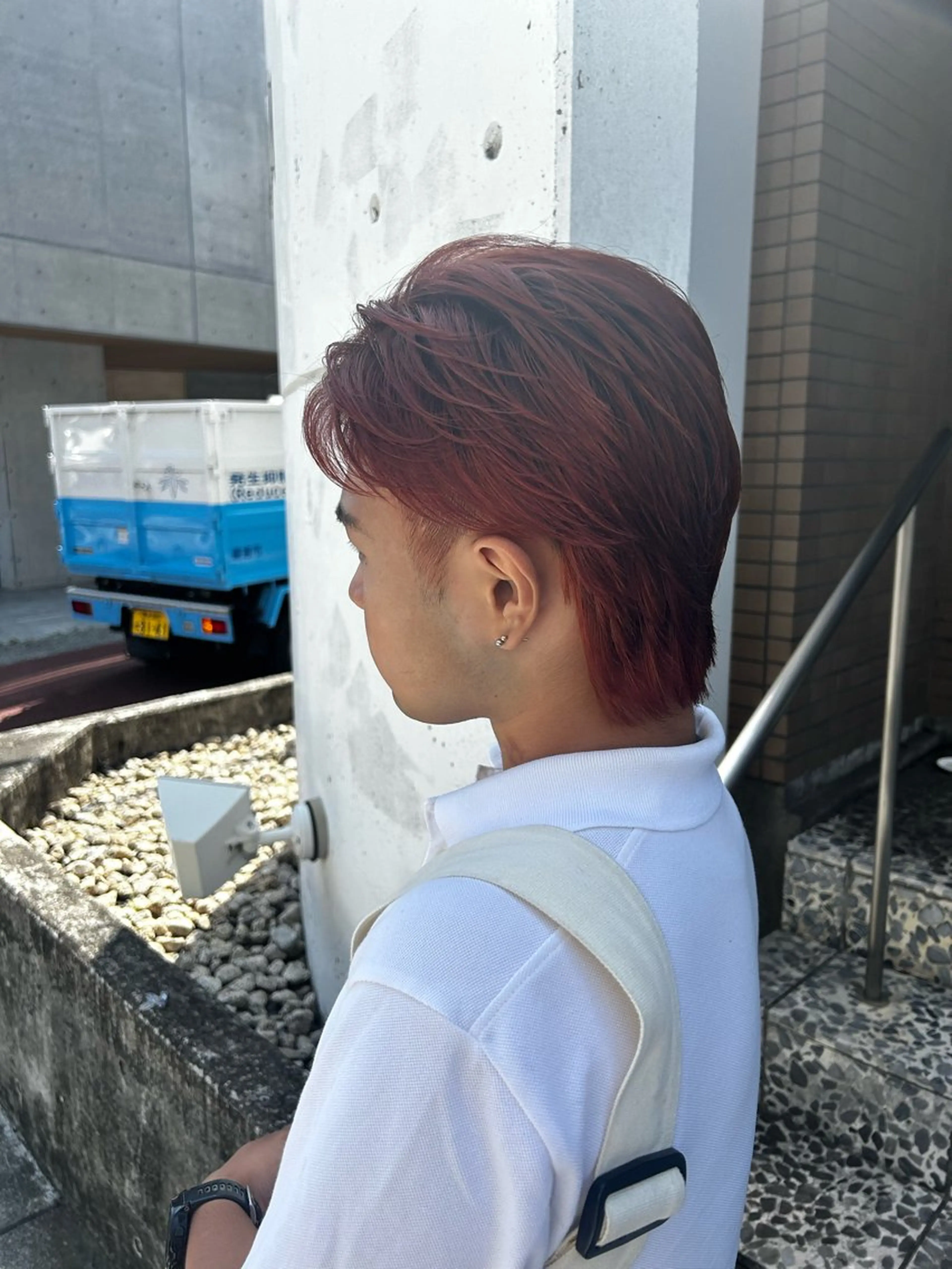 カラー メンズ KINGDOM KAMAKURA所属・イワサキ リカのヘアスタイル