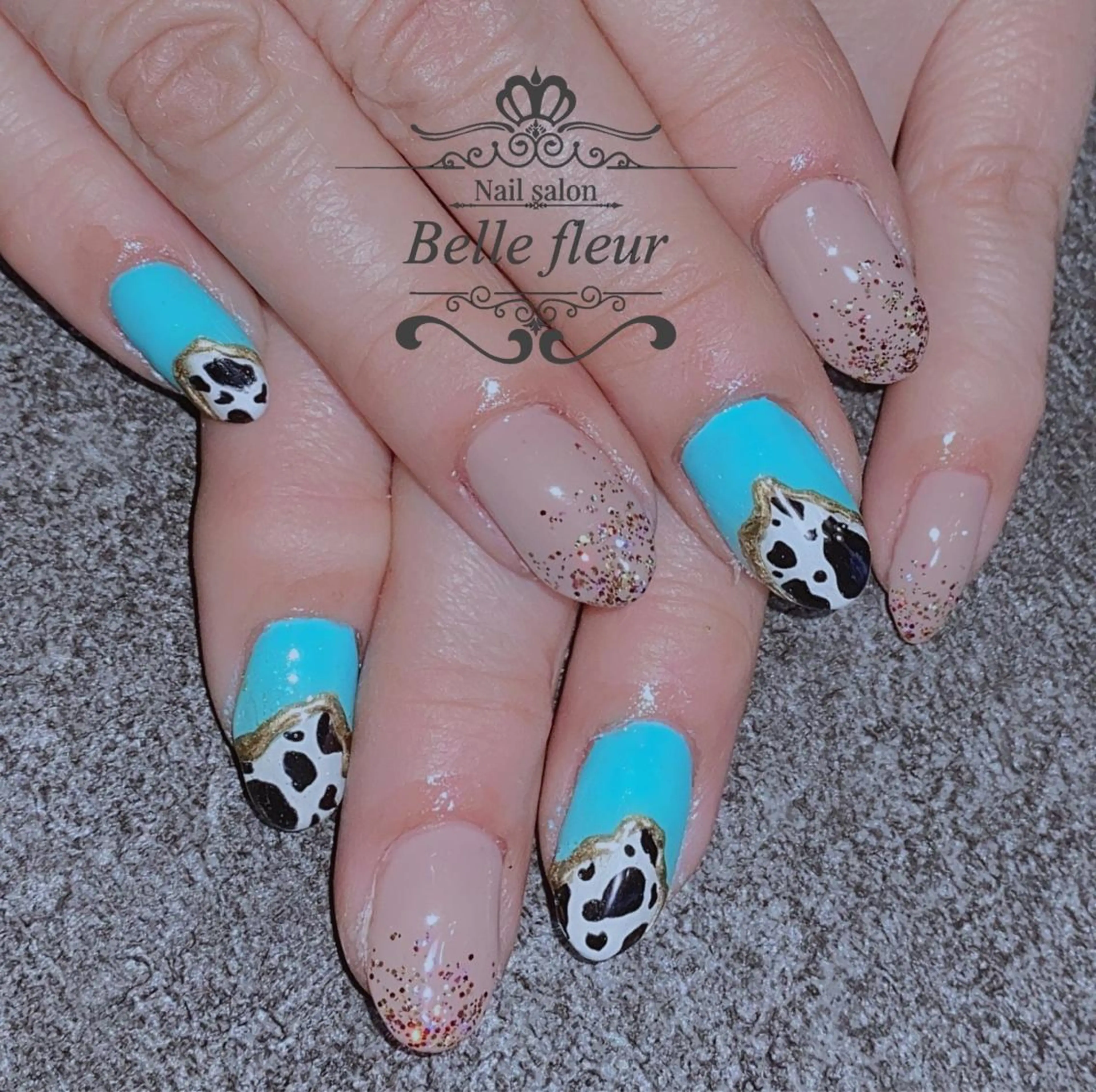 ショート ネイル Belle fleurのネイルデザイン