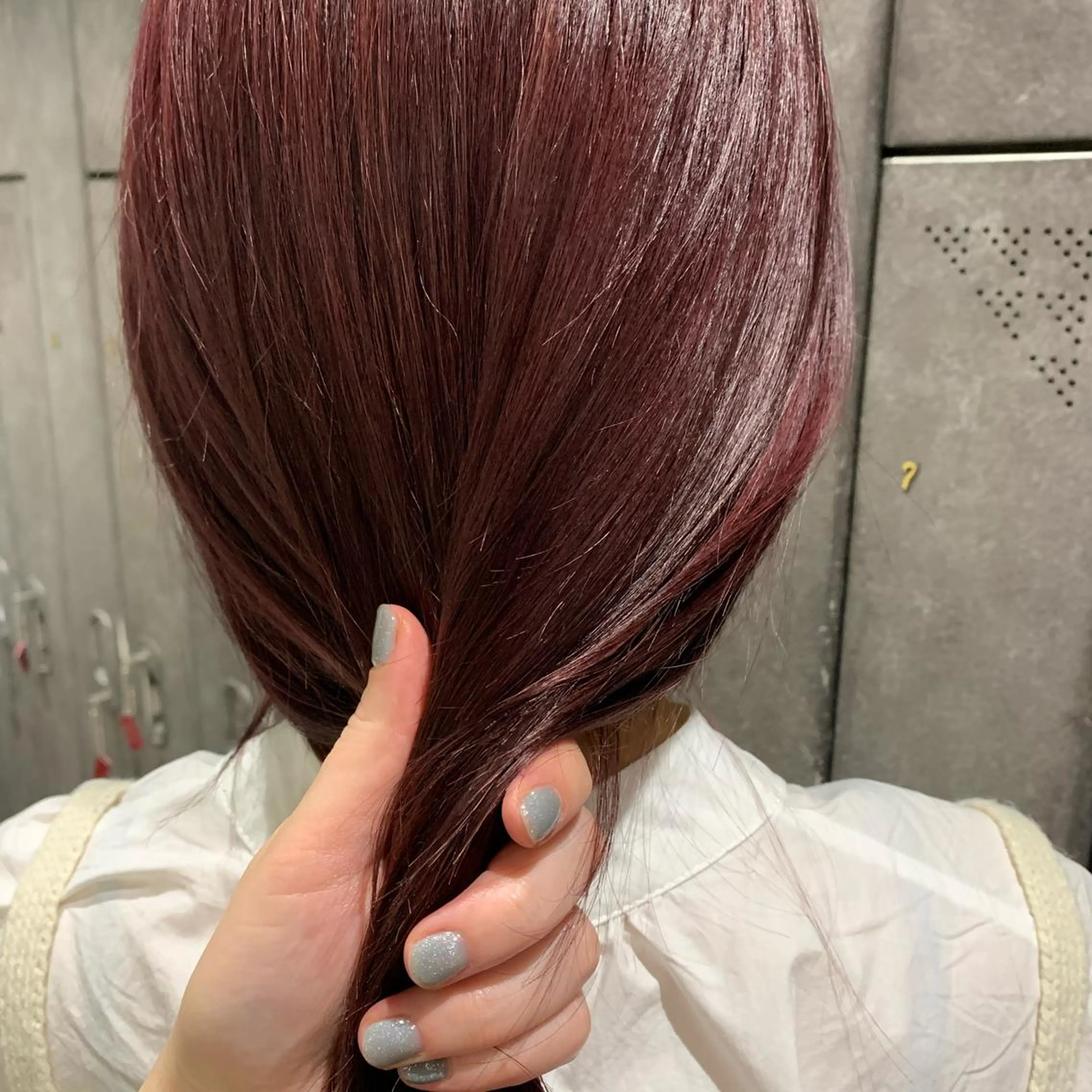 ロング カラー ブリーチ ピンクカラー バイオレットカラー yukie🌷 /暖色🍒梅田サロンのヘアスタイル