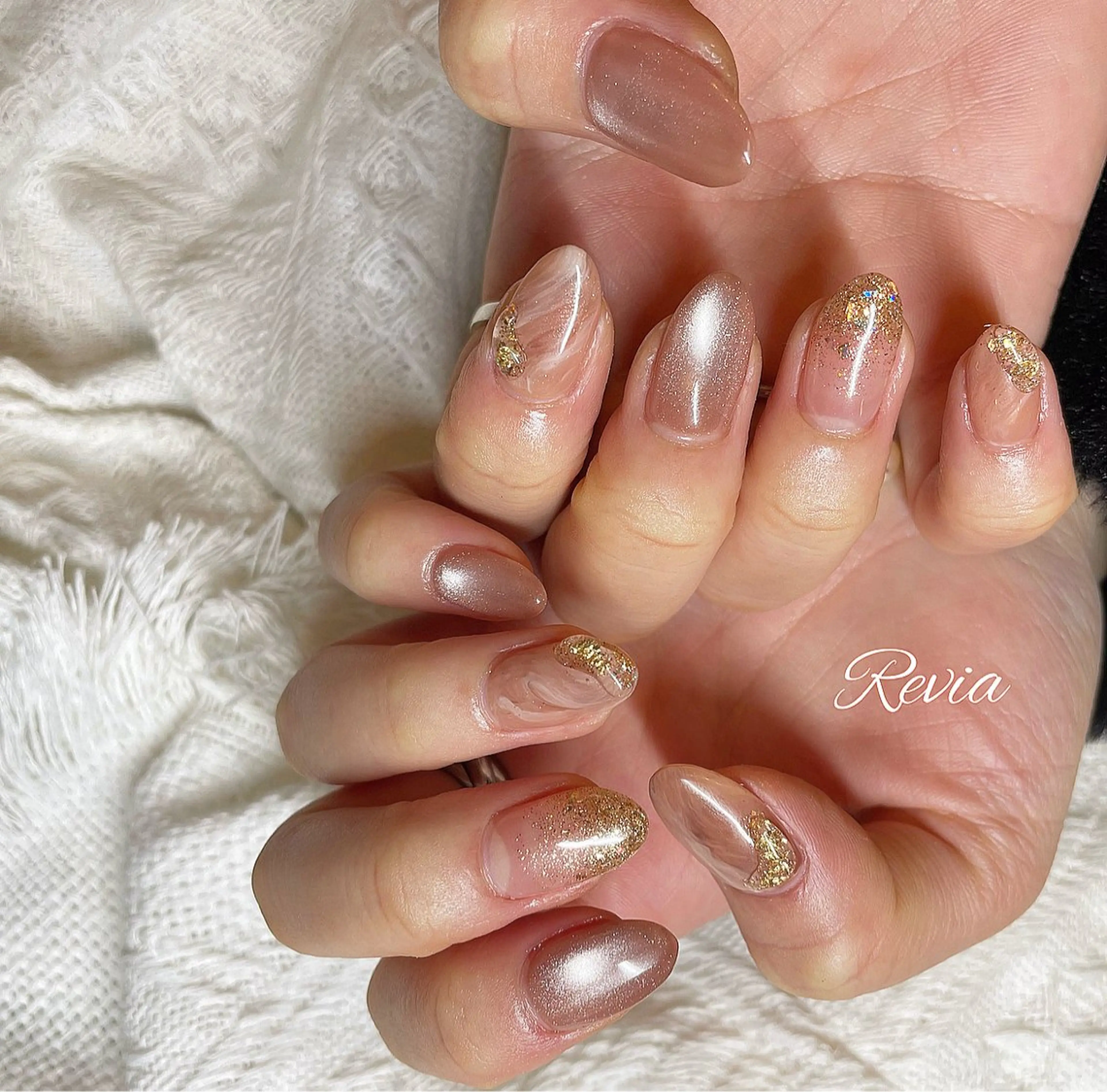 ネイル ハンドネイル revia所属・ERI Nailistのネイルデザイン