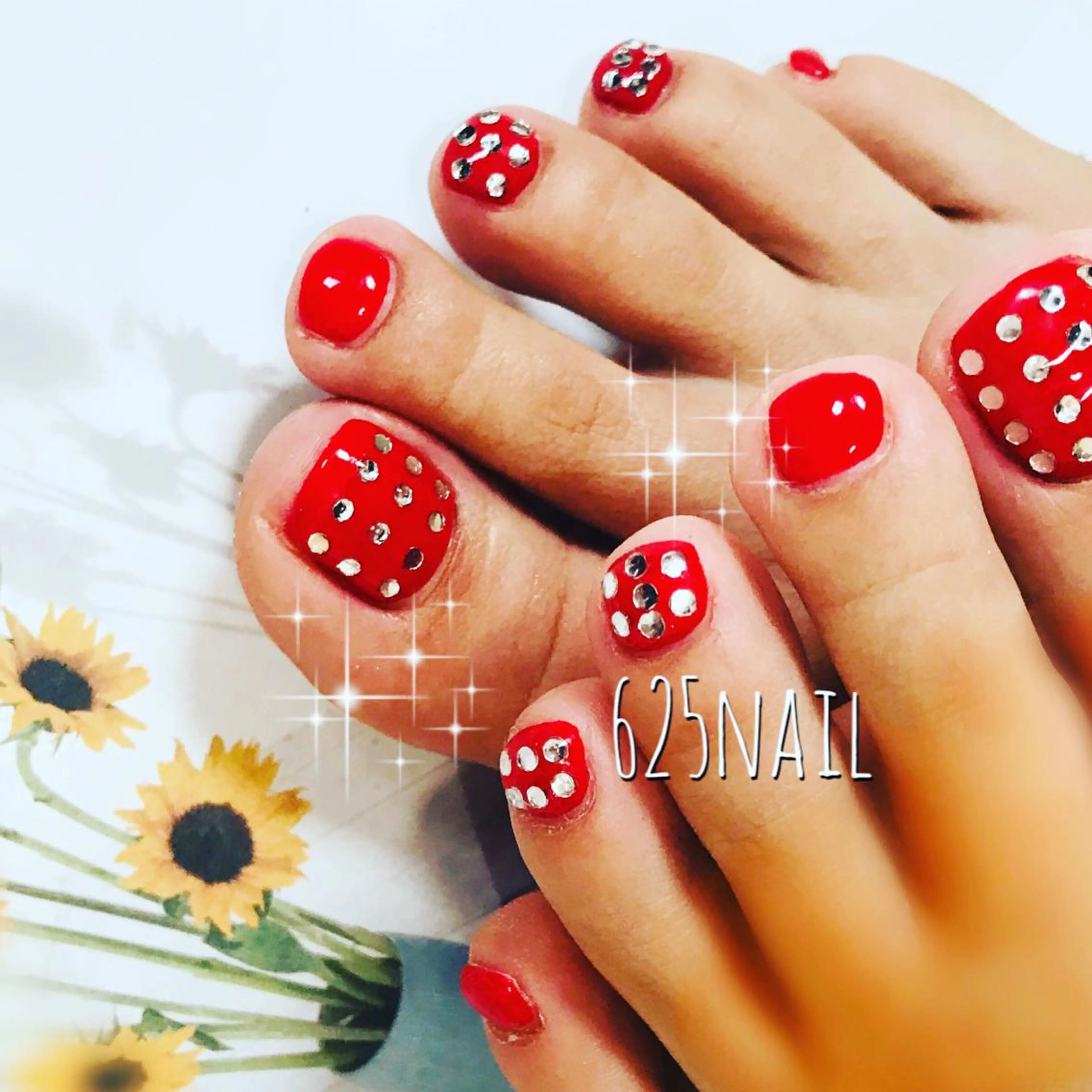 ネイル ストーンネイル 625nail 無料P有/春日白水のネイルデザイン