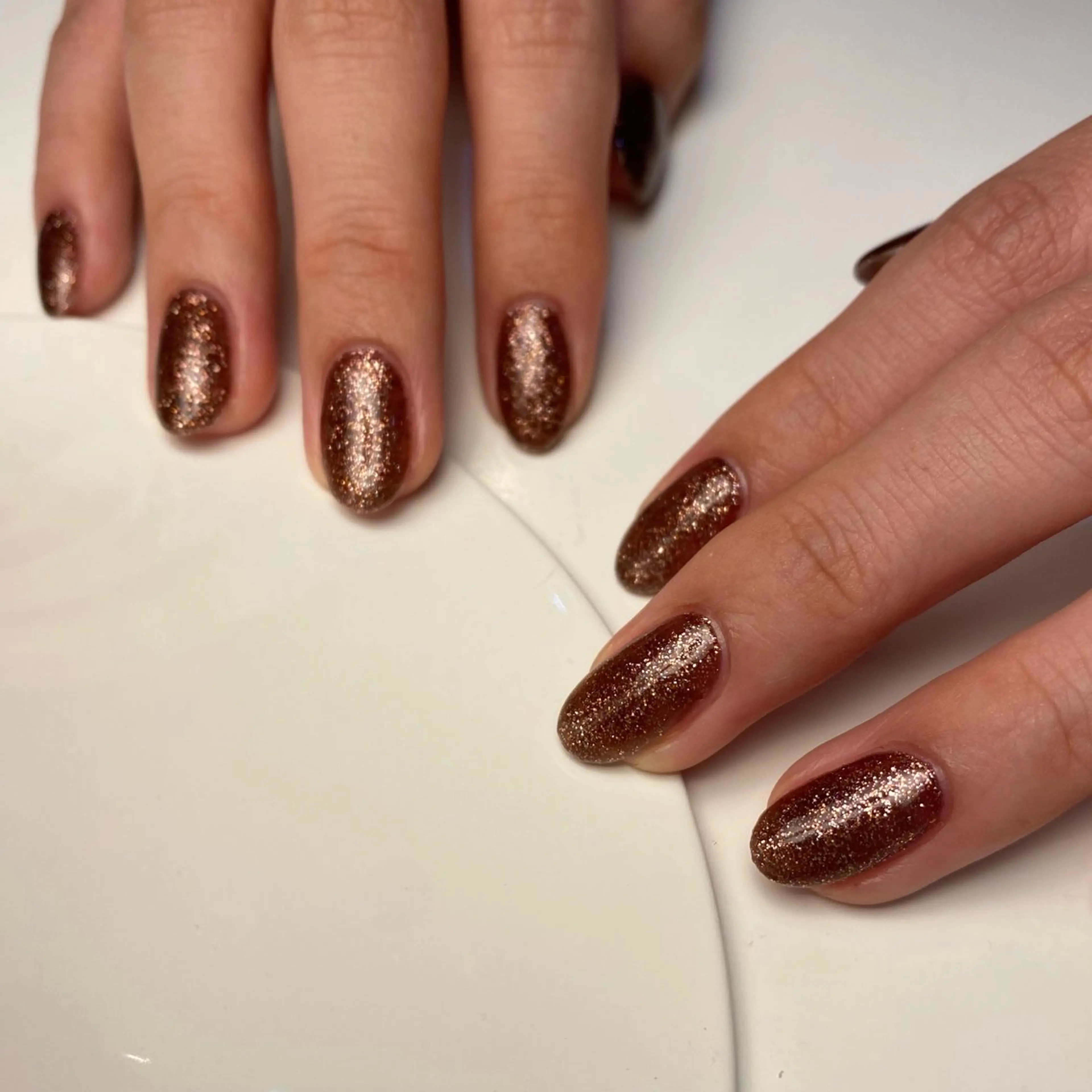 ネイル ラメ(グリッター) ワンカラーネイル Yumi 広尾|恵比寿ネイルのネイルデザイン