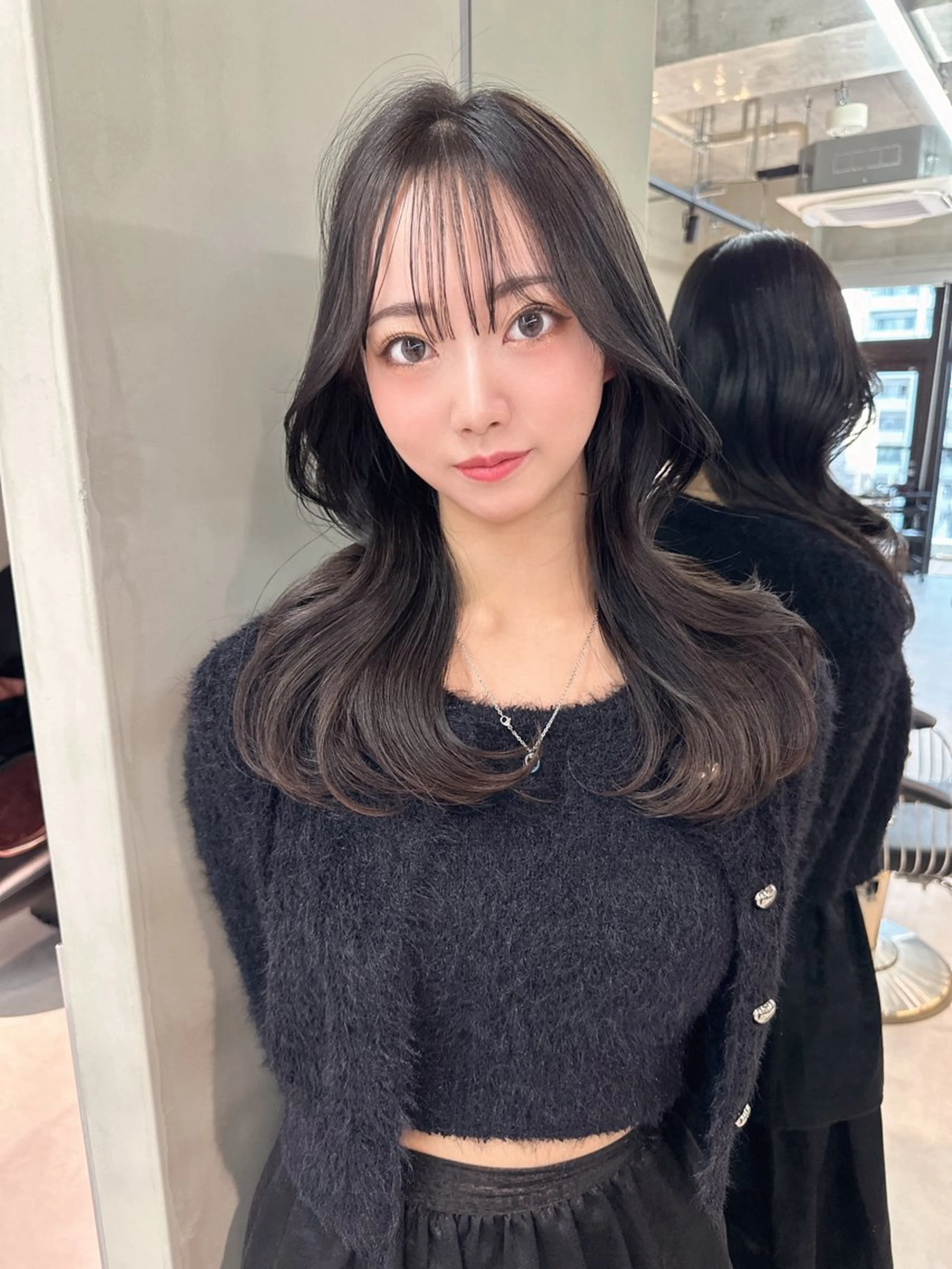 人気No.1🌈カット+美髪フルカラー+Aujua4STEPトリートメント🌈今だけ超音波アイロン付🍀の写真