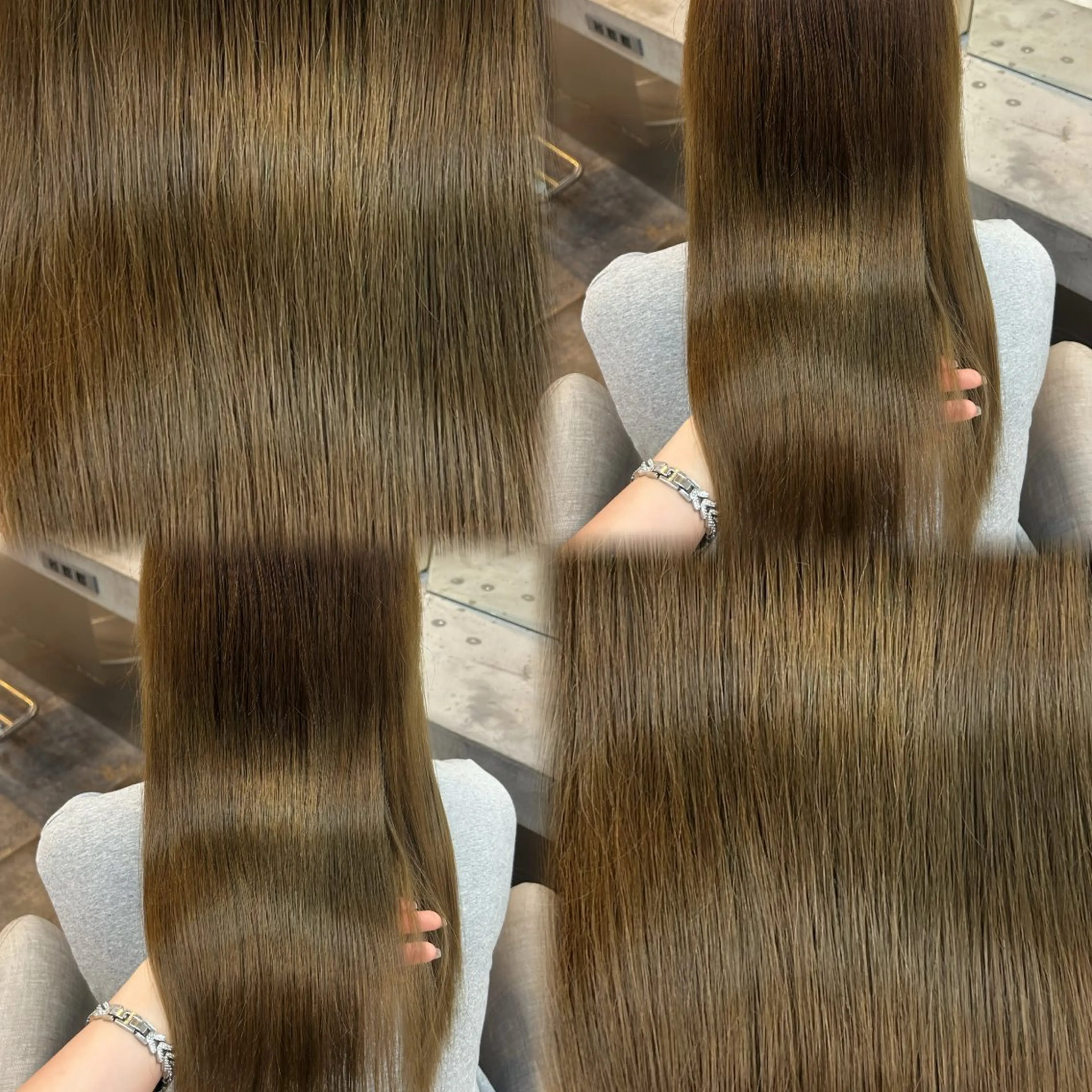 セミロング カラー rin/艶髪特化/ 暗髪/透明感のヘアスタイル