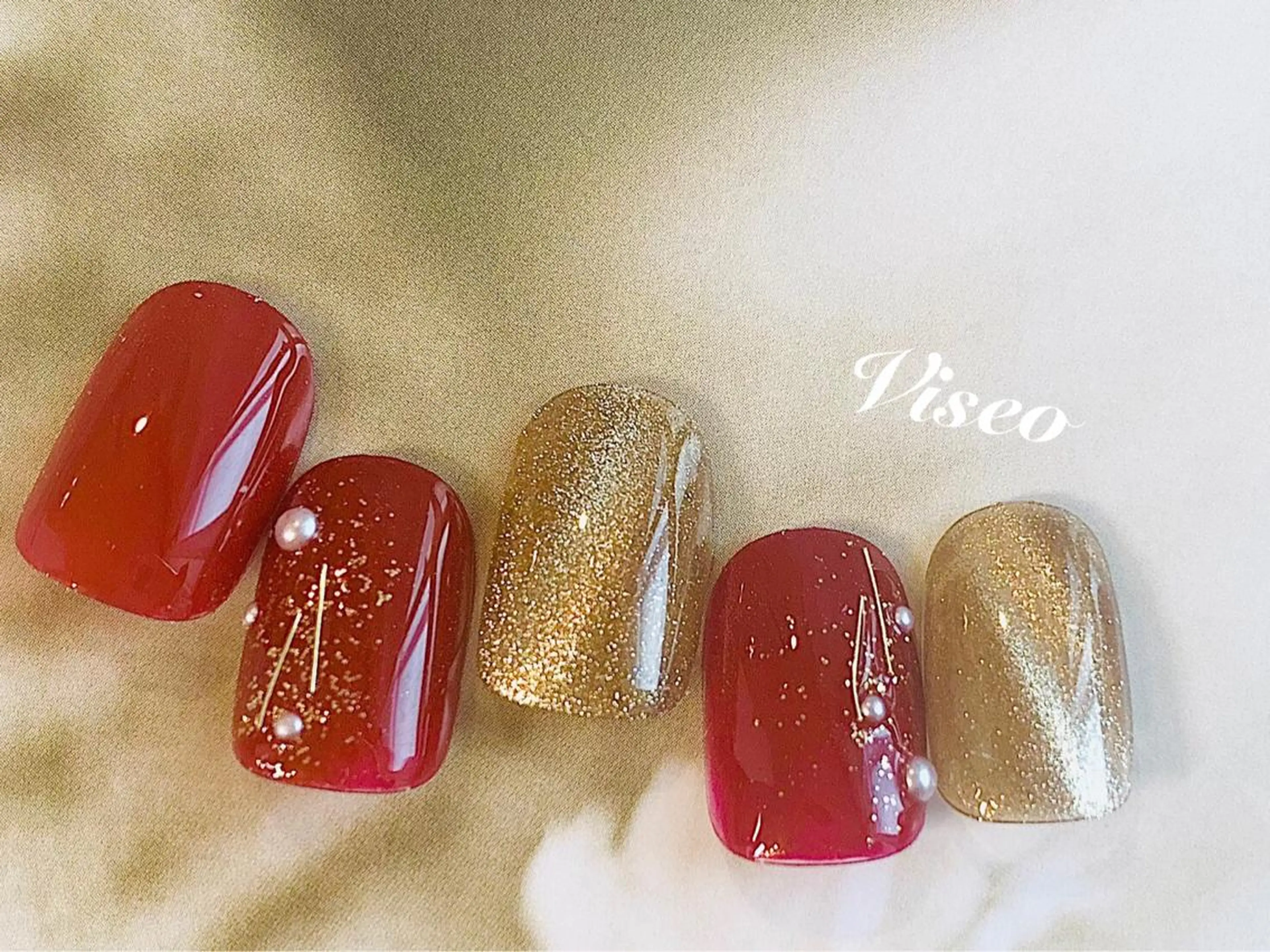 ネイル Viseo《6週間 長持ちパラジェル》のネイルデザイン