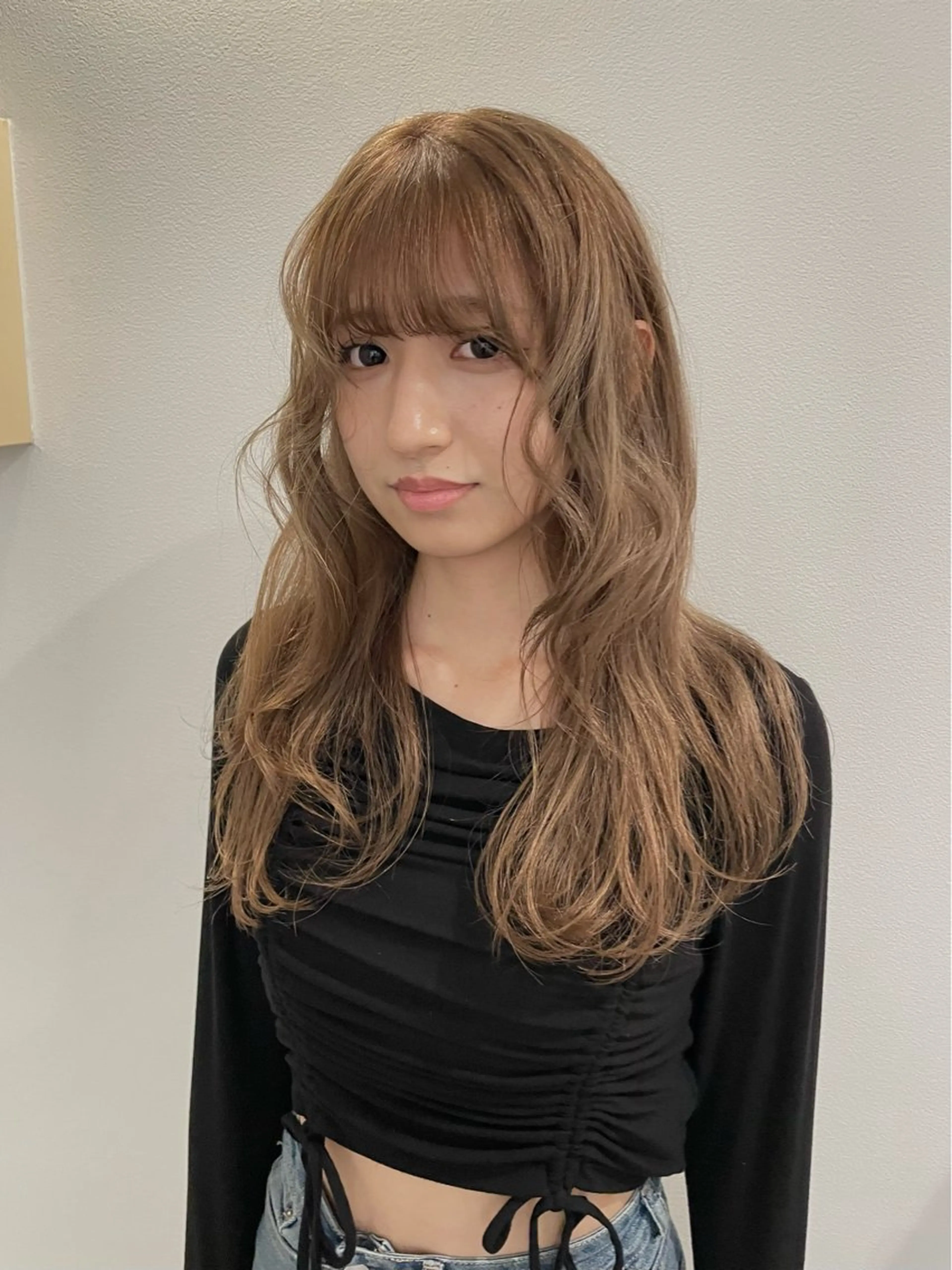 セミロング カラー ベージュカラー ! Mireiのヘアスタイル