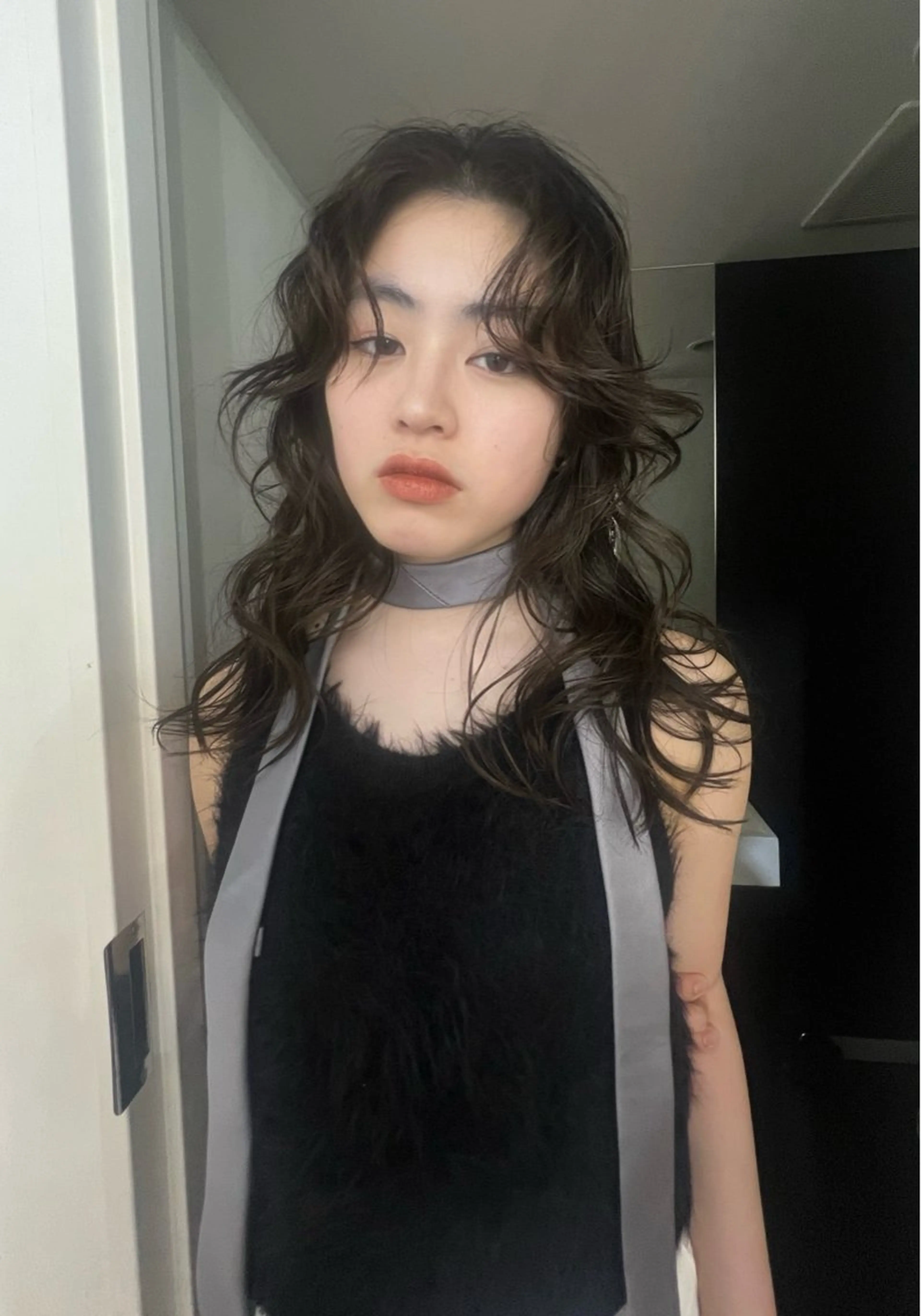 ロング パーマ 長江 績のヘアスタイル