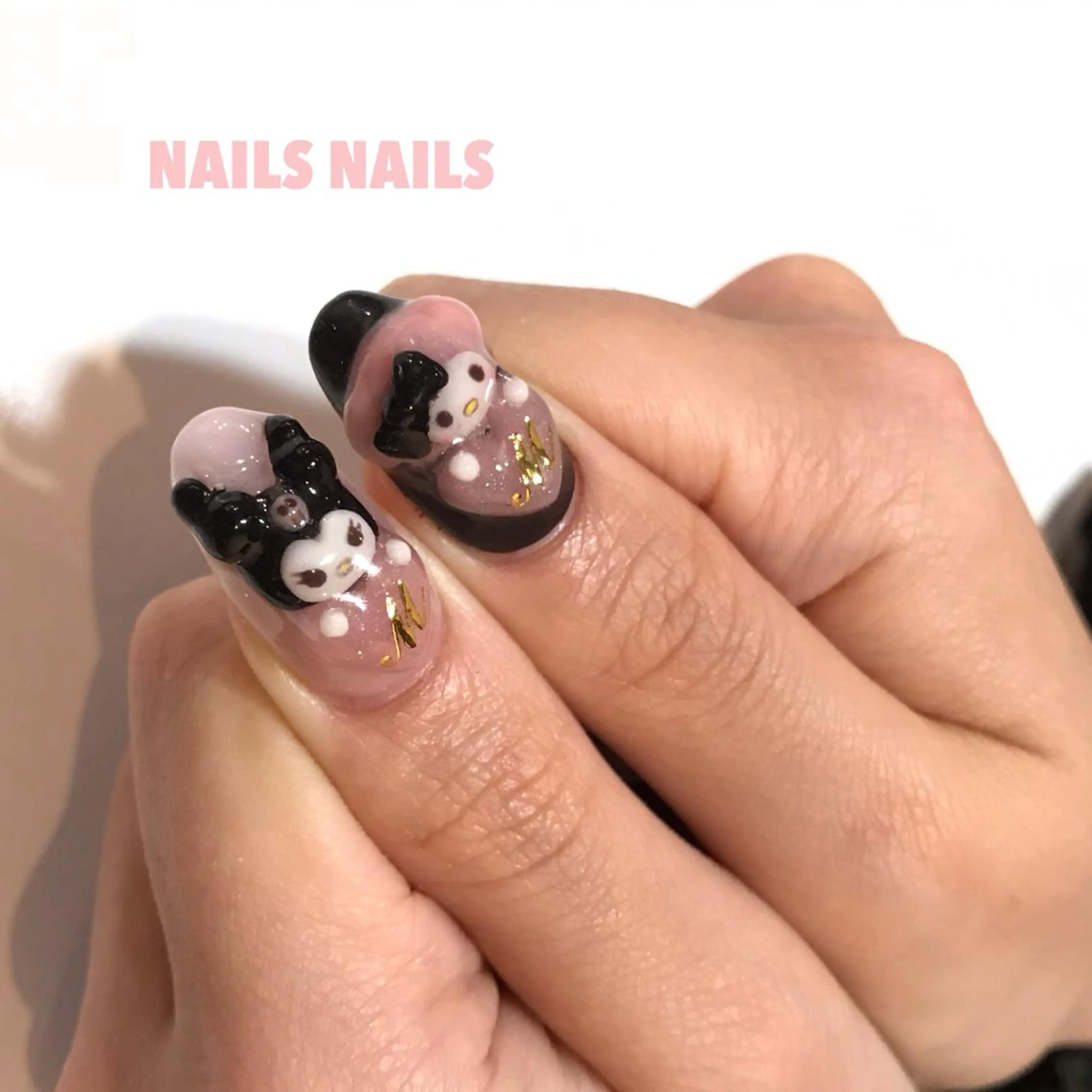 ネイル ハート スカルプネイル NAILSNAILS ERIKAのネイルデザイン
