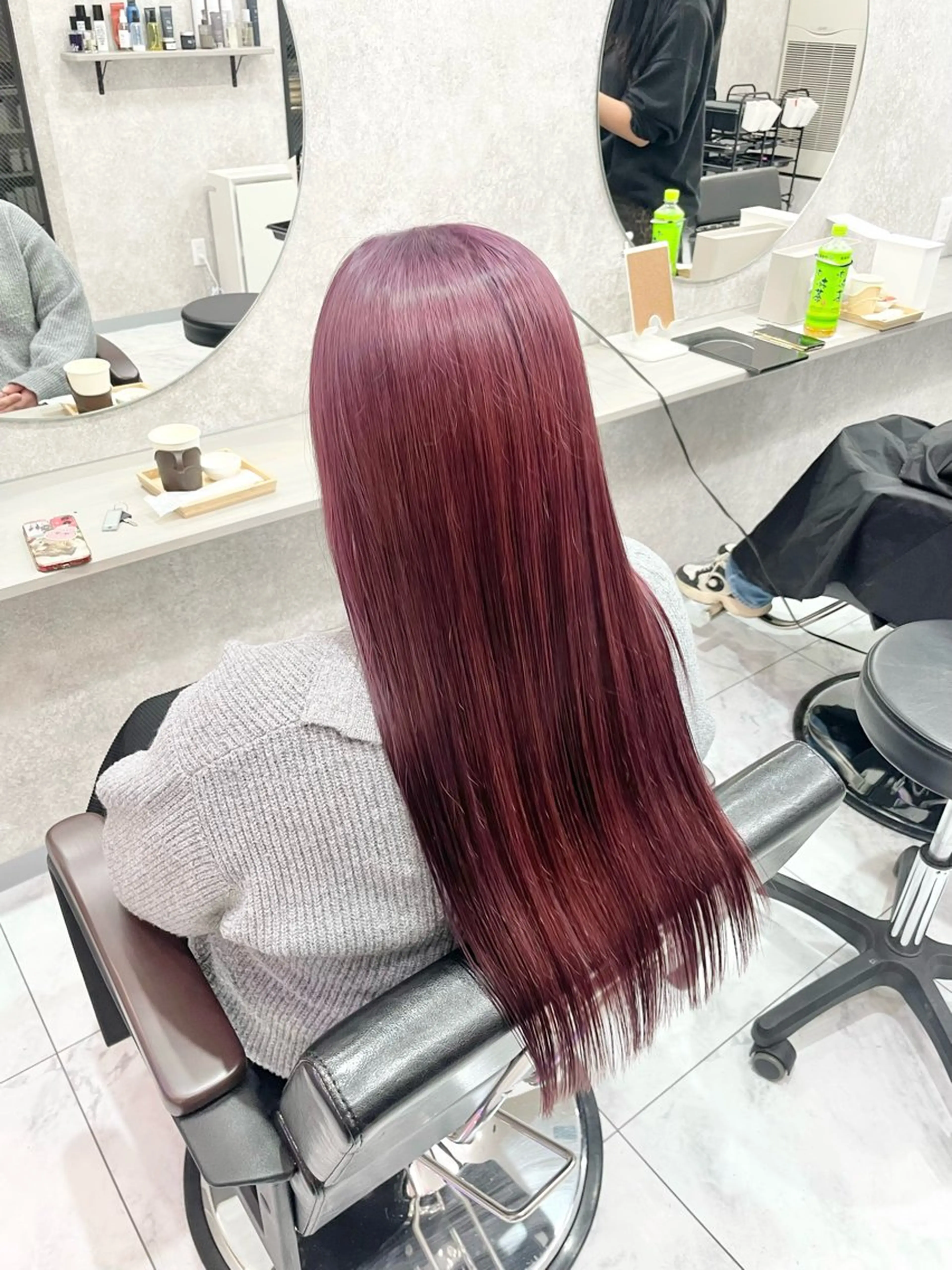 ロング 🦋ハイトーン🦋 石山 希理🦋のヘアスタイル