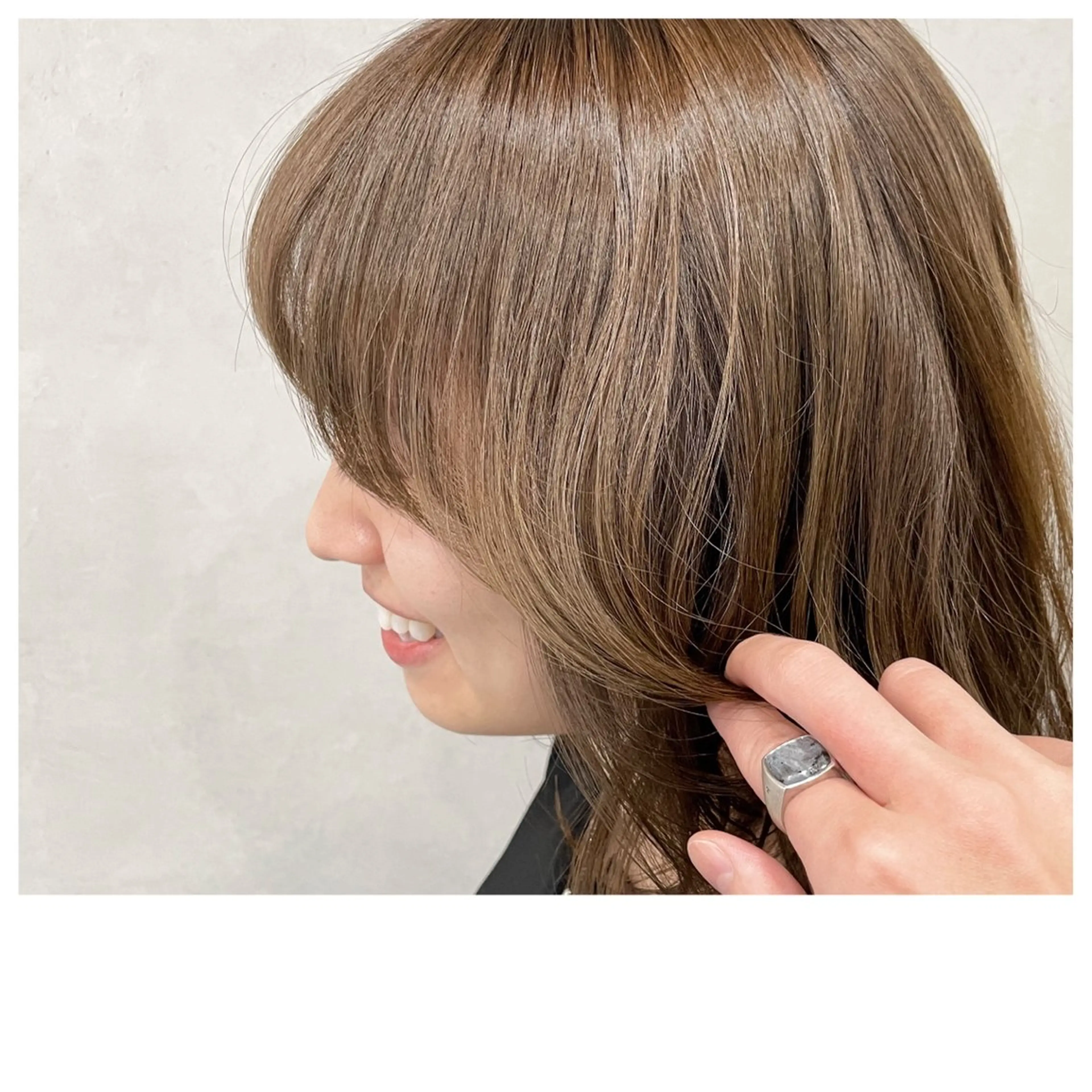 セミロング カラー パーマ ヘアアレンジ メンズ キッズ カット ヘアカラー トリートメント TopStylist ✂︎ Azumaのヘアスタイル