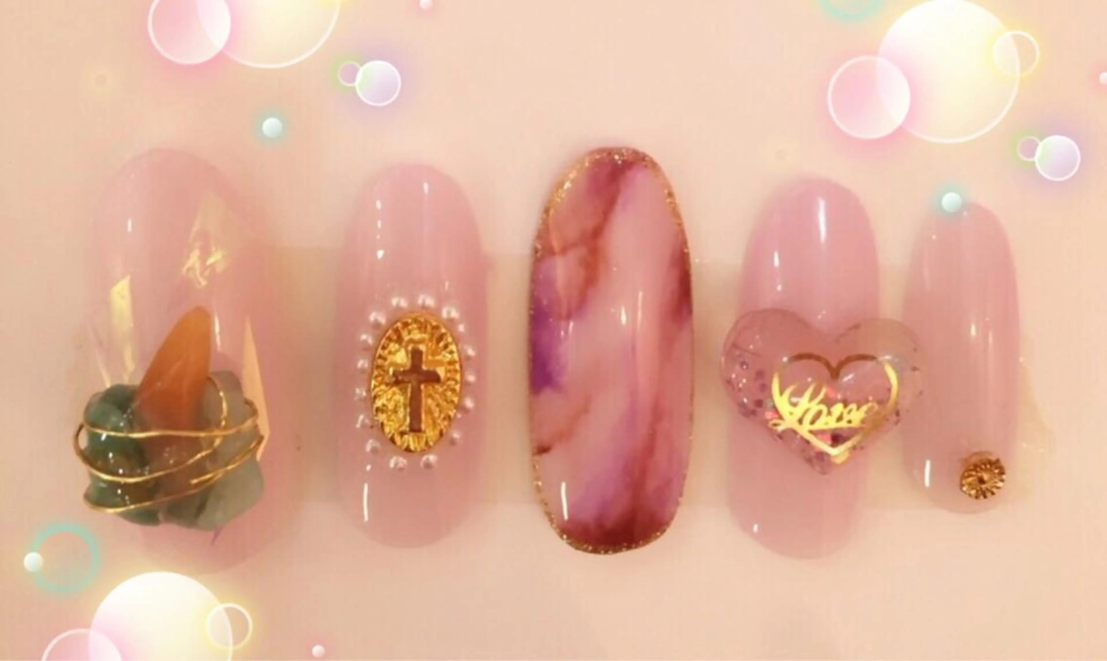 セミロング カラー メンズ キッズ ネイル 卒業式のヘアスタイル アートネイル フットネイル ジェルネイル 卒業式 NAILSGOGO shibuyaのネイルデザイン