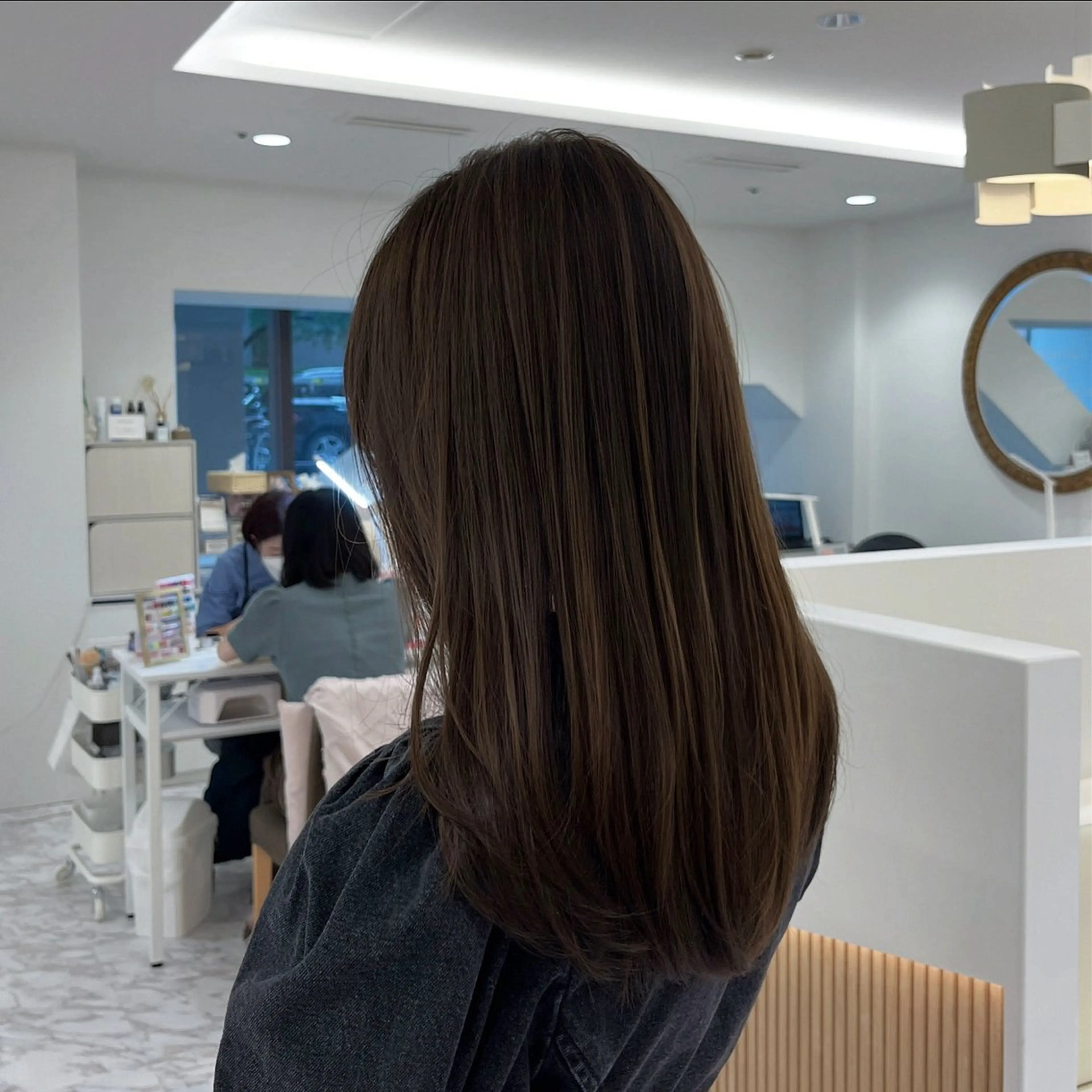 ロング 髪質改善 トリートメント カットモデル/ 透明感ヘア/成瀬裕介のヘアスタイル