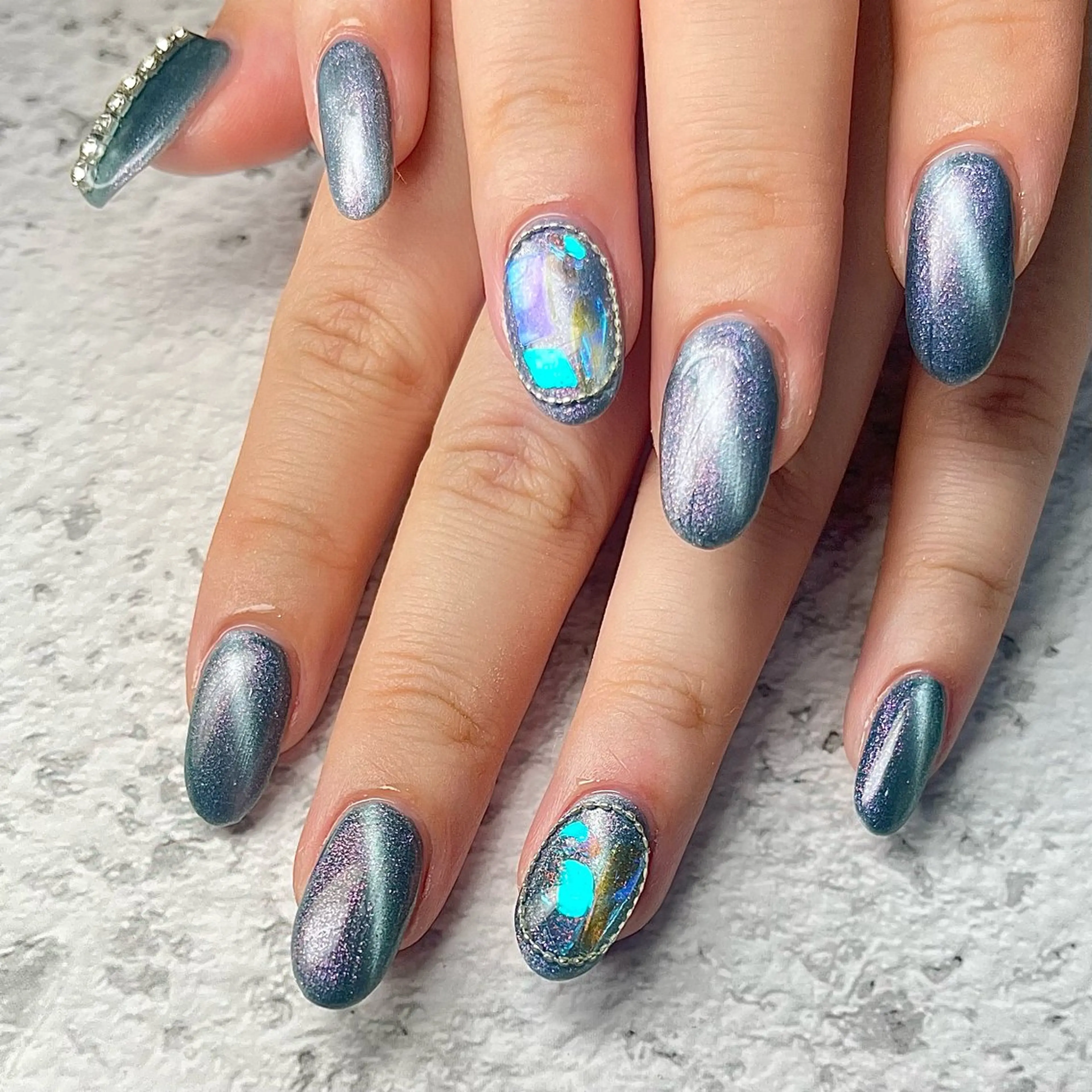 ネイル ハンドネイル Queen nail 北堀江 ASUKAのネイルデザイン