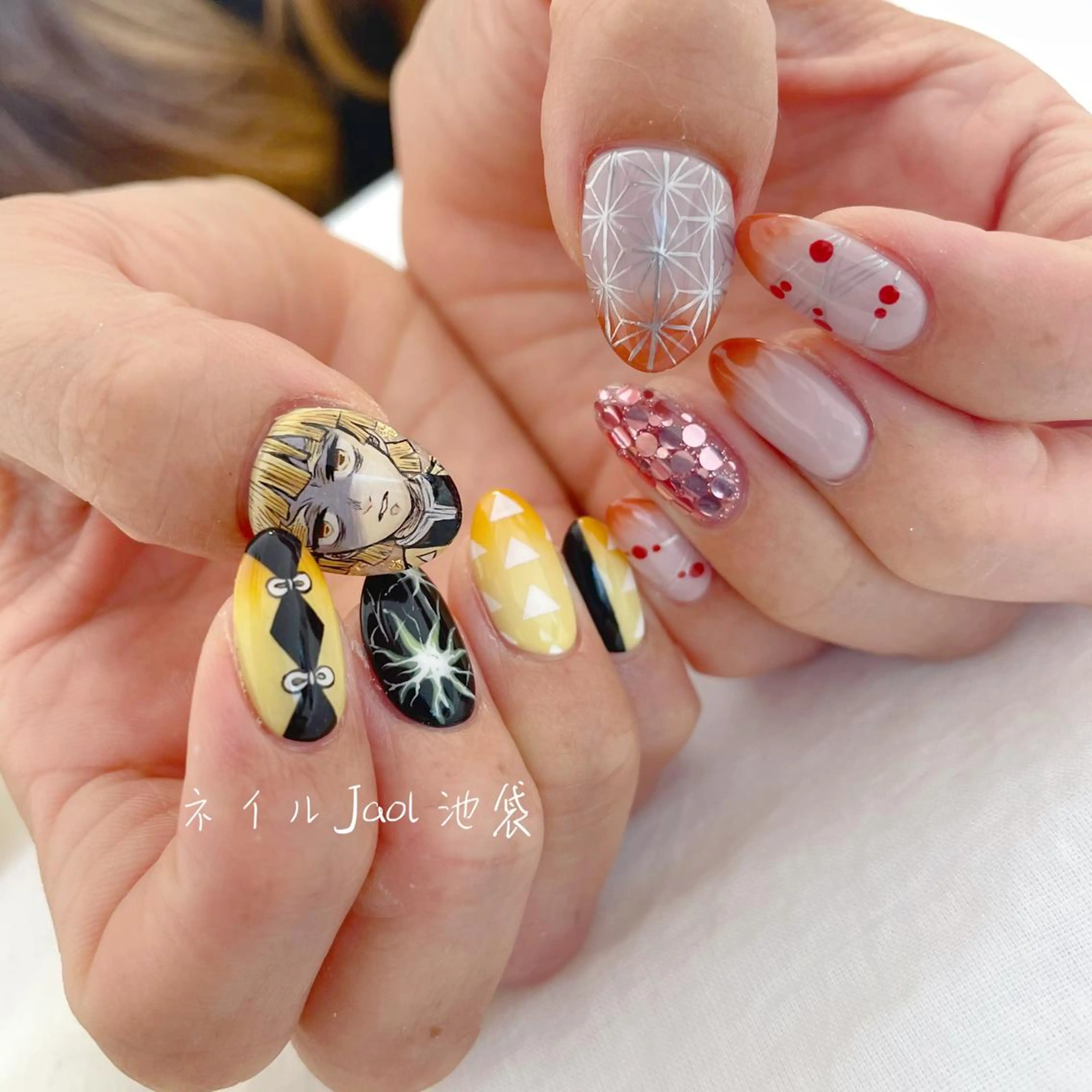 ミディアム nail jaol池袋店所属・ネイルJaol 池袋のネイルデザイン