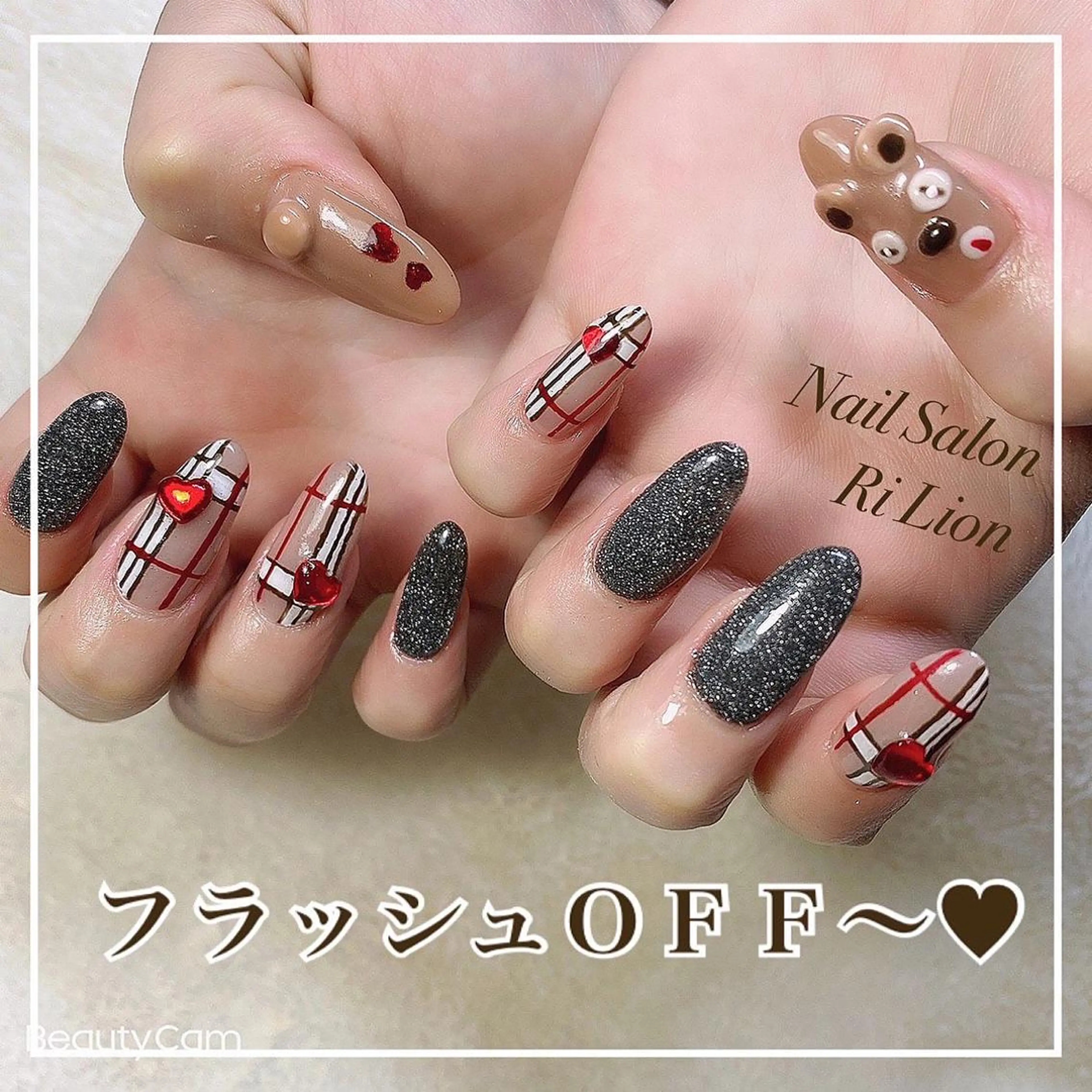 ネイル ハンドネイル RiLion💗 Risa🦋💜のネイルデザイン