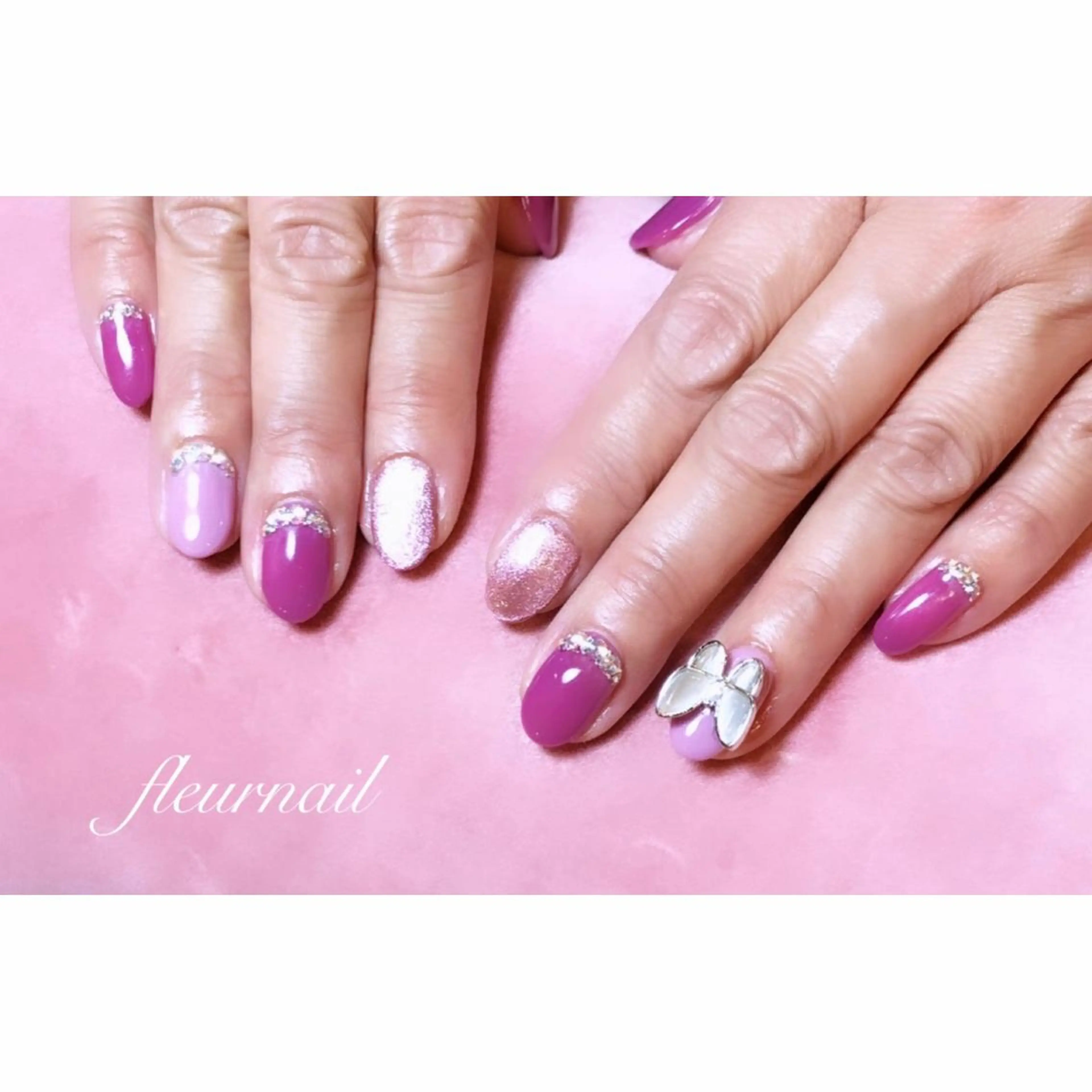 ネイル 【パラジェル登録サロン】nail pollen所属・fleurnail miuraのネイルデザイン