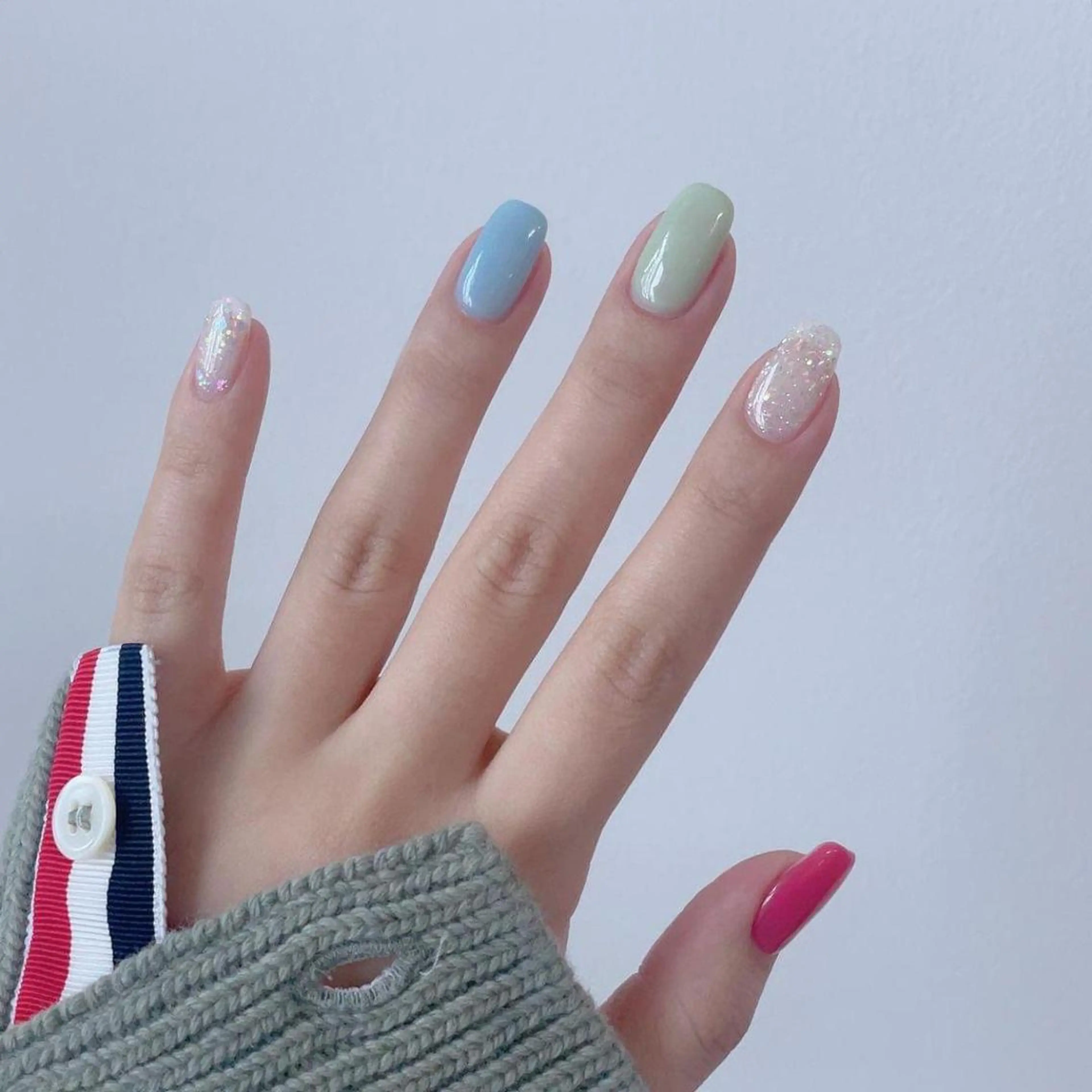 ネイル ワンカラーネイル 米澤 ハナユキのネイルデザイン