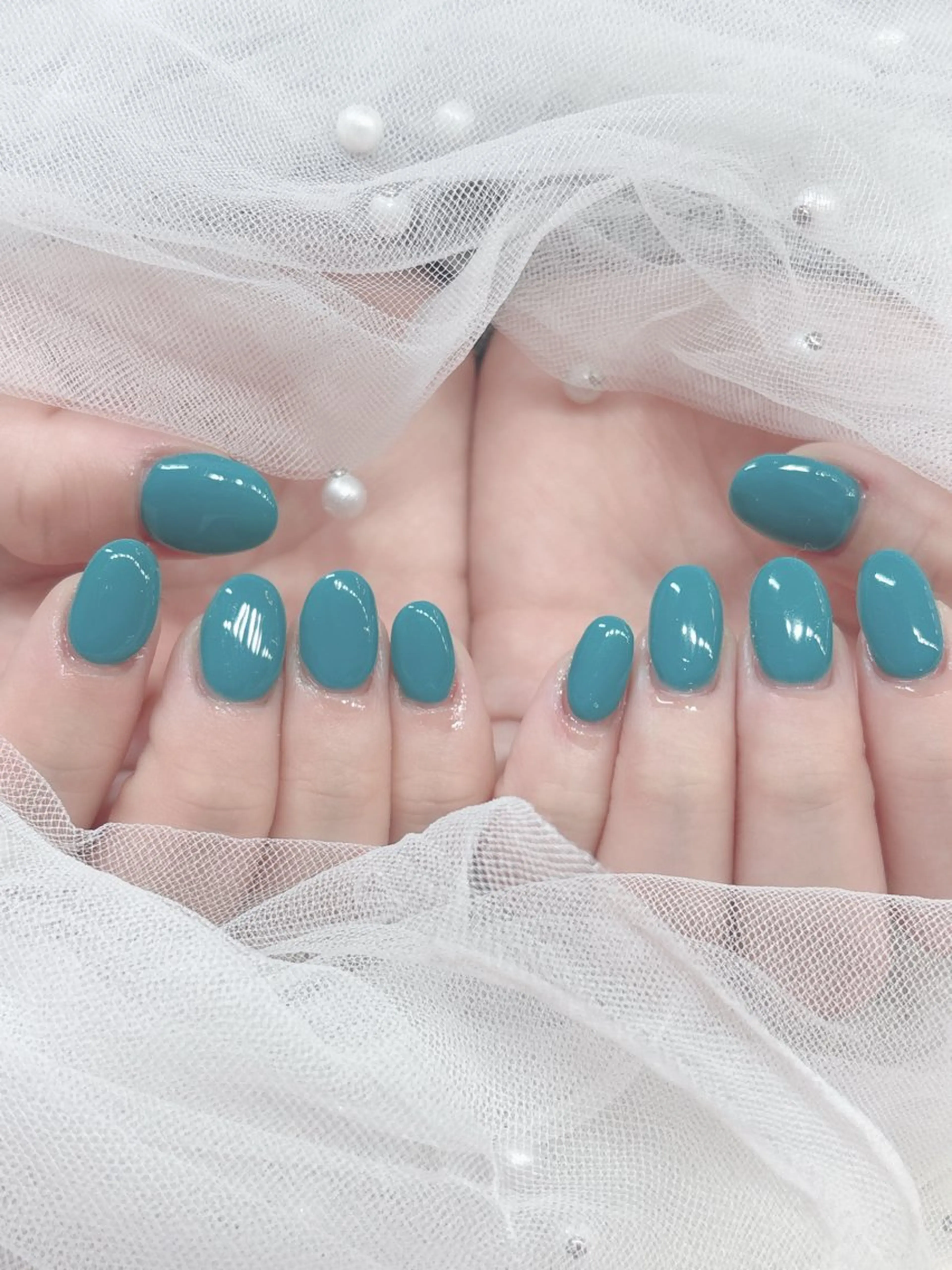 ネイル ワンカラーネイル カワイイは正義所属・カワイイは正義💜 hinaのネイルデザイン