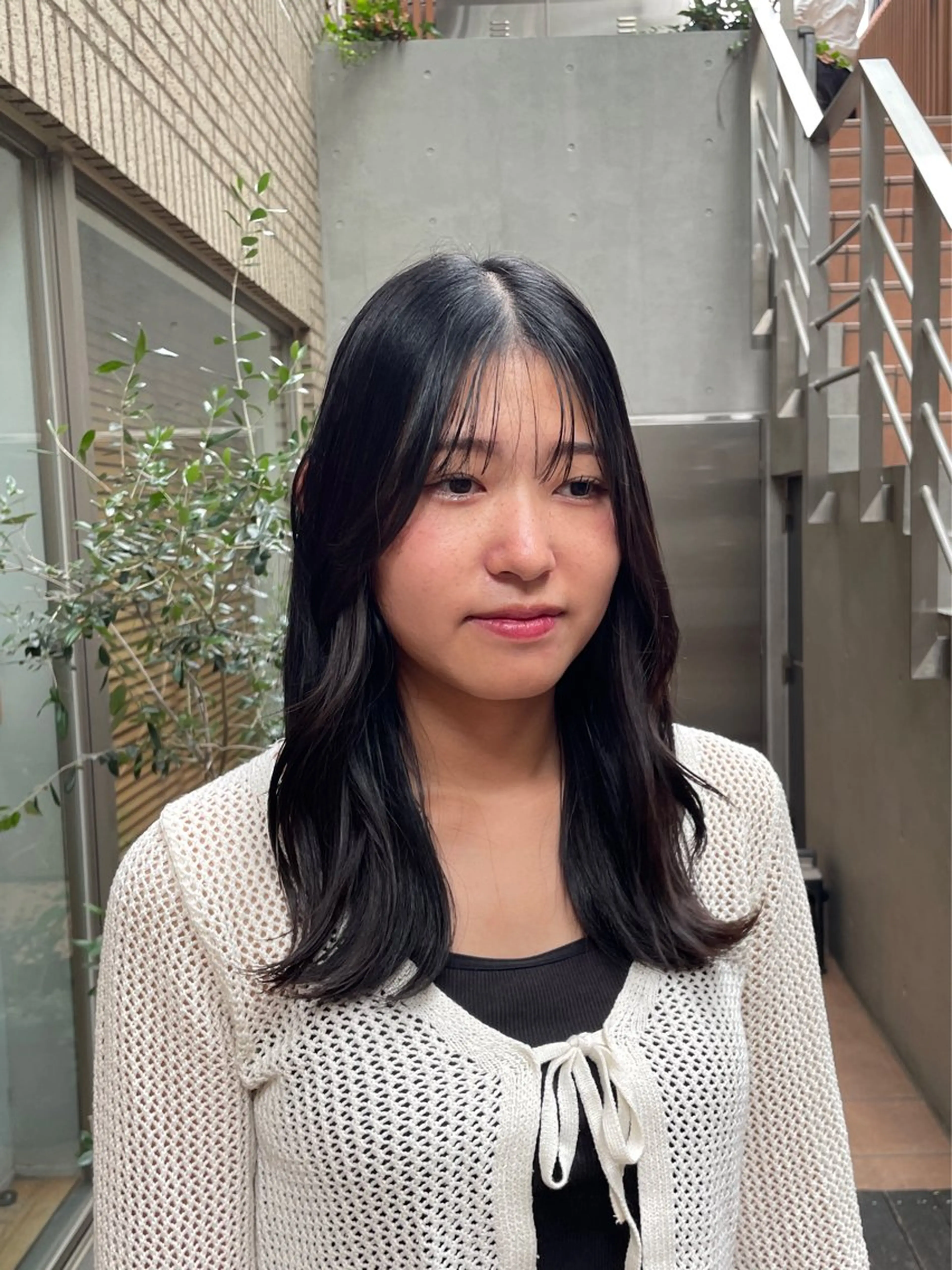 セミロング カット トリートメント 縮毛矯正/レイヤー /ひかるのヘアスタイル