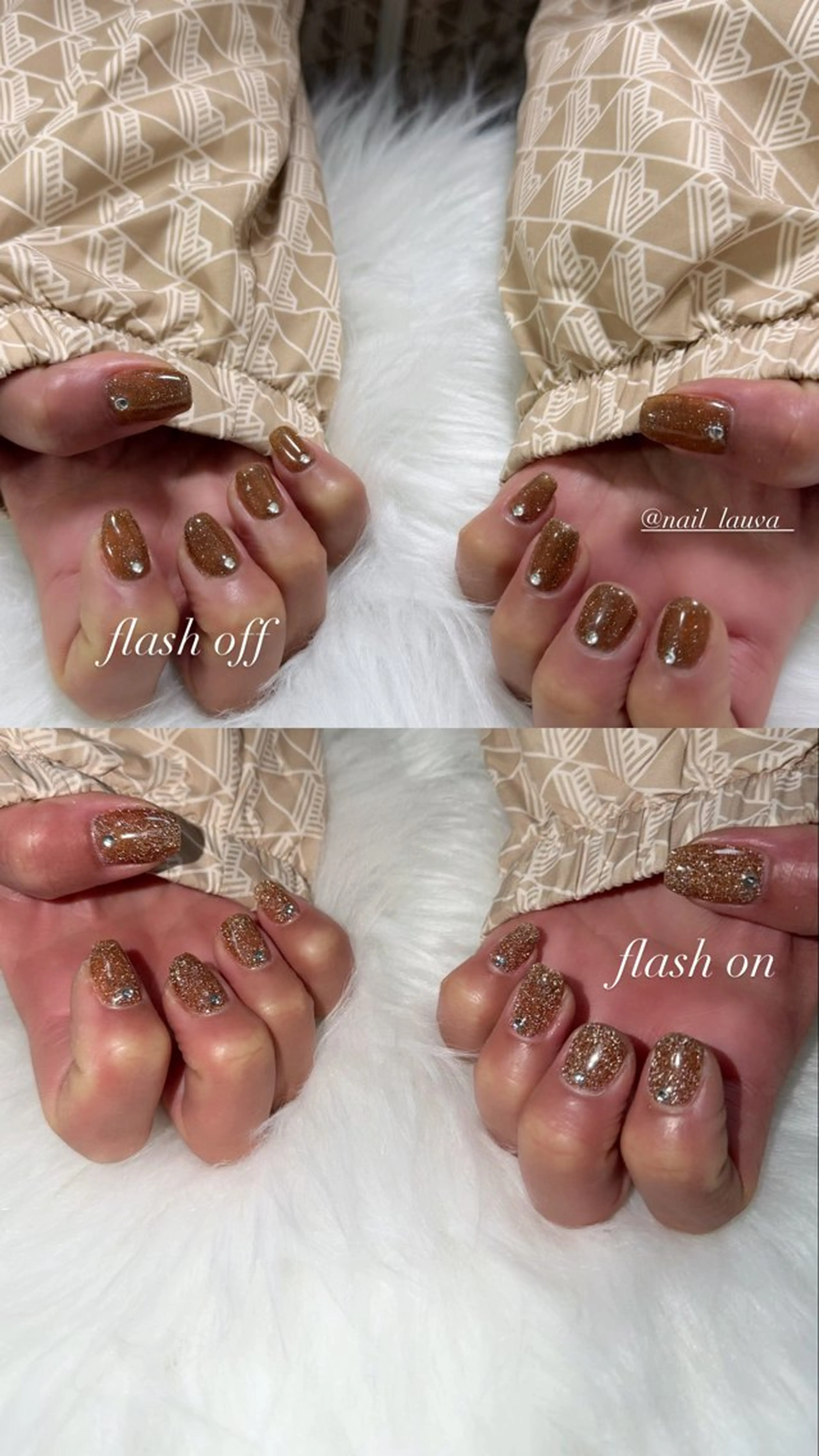 ネイル フラッシュネイル lauva所属・nailsalon lauvaのネイルデザイン