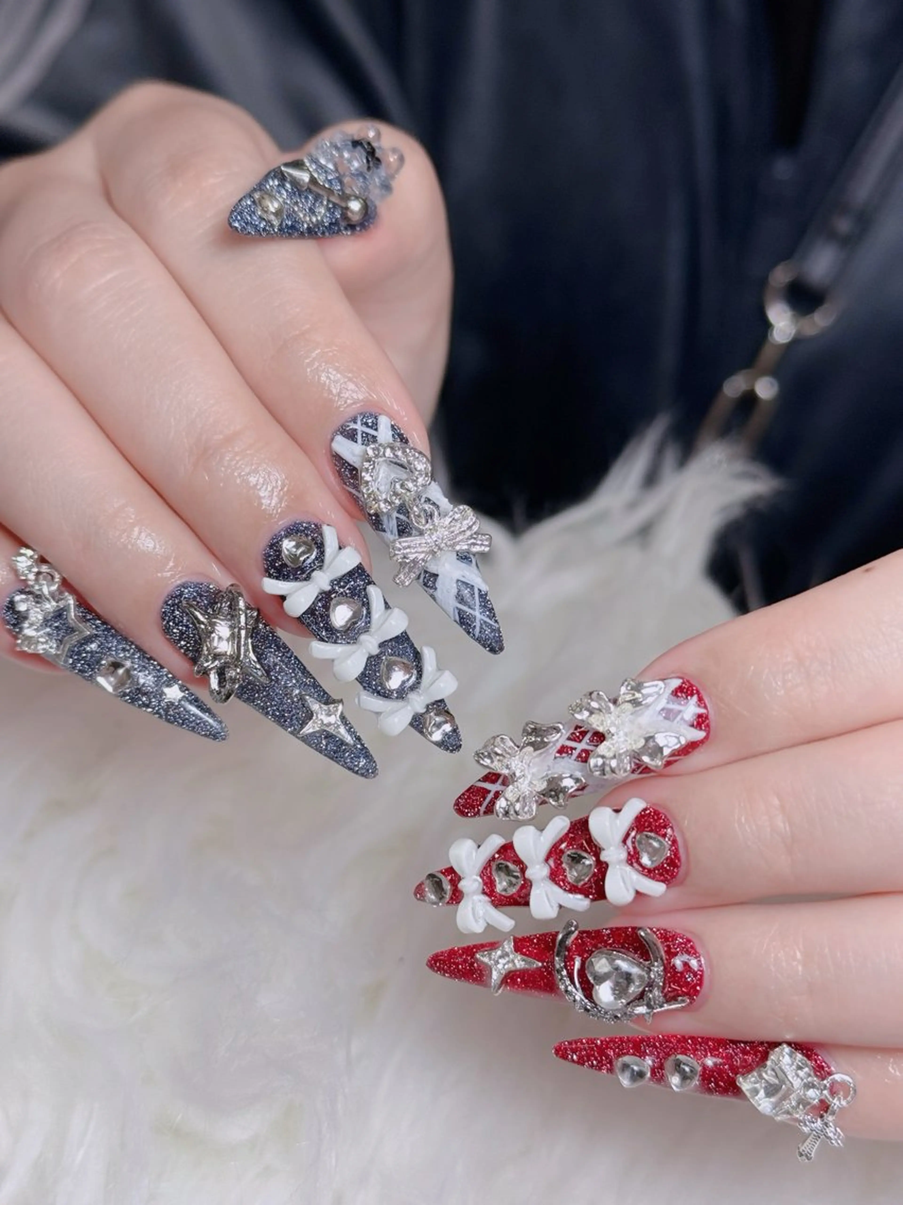 ネイル オーロラネイル チークネイル フットネイル フレンチネイル ハロウィン ハンドネイル Lumi Nail 新大久保3‘のネイルデザイン