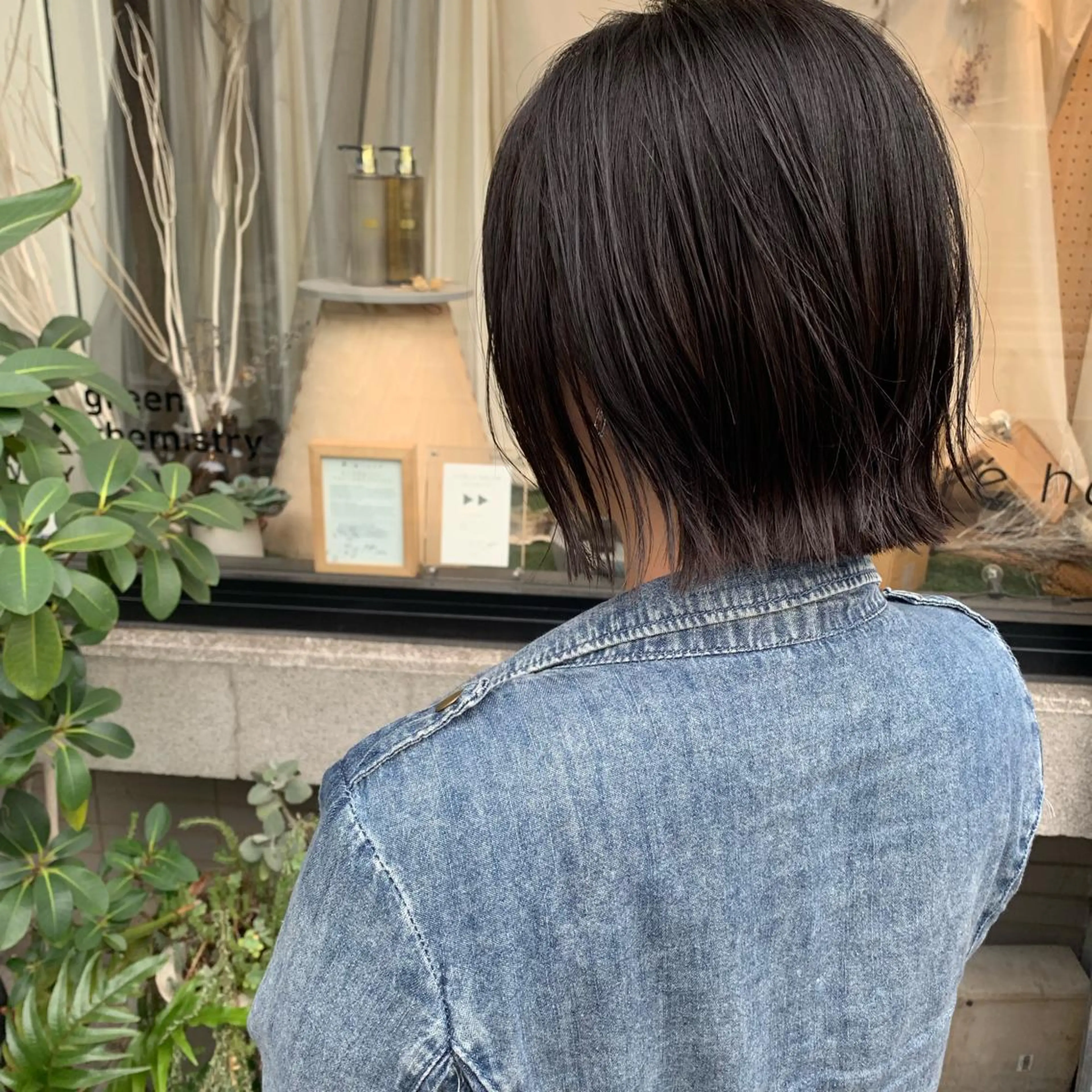 ショート カット ヘアカラー トリートメント 艶髪color💎髪 質改善ストレート大吉のヘアスタイル