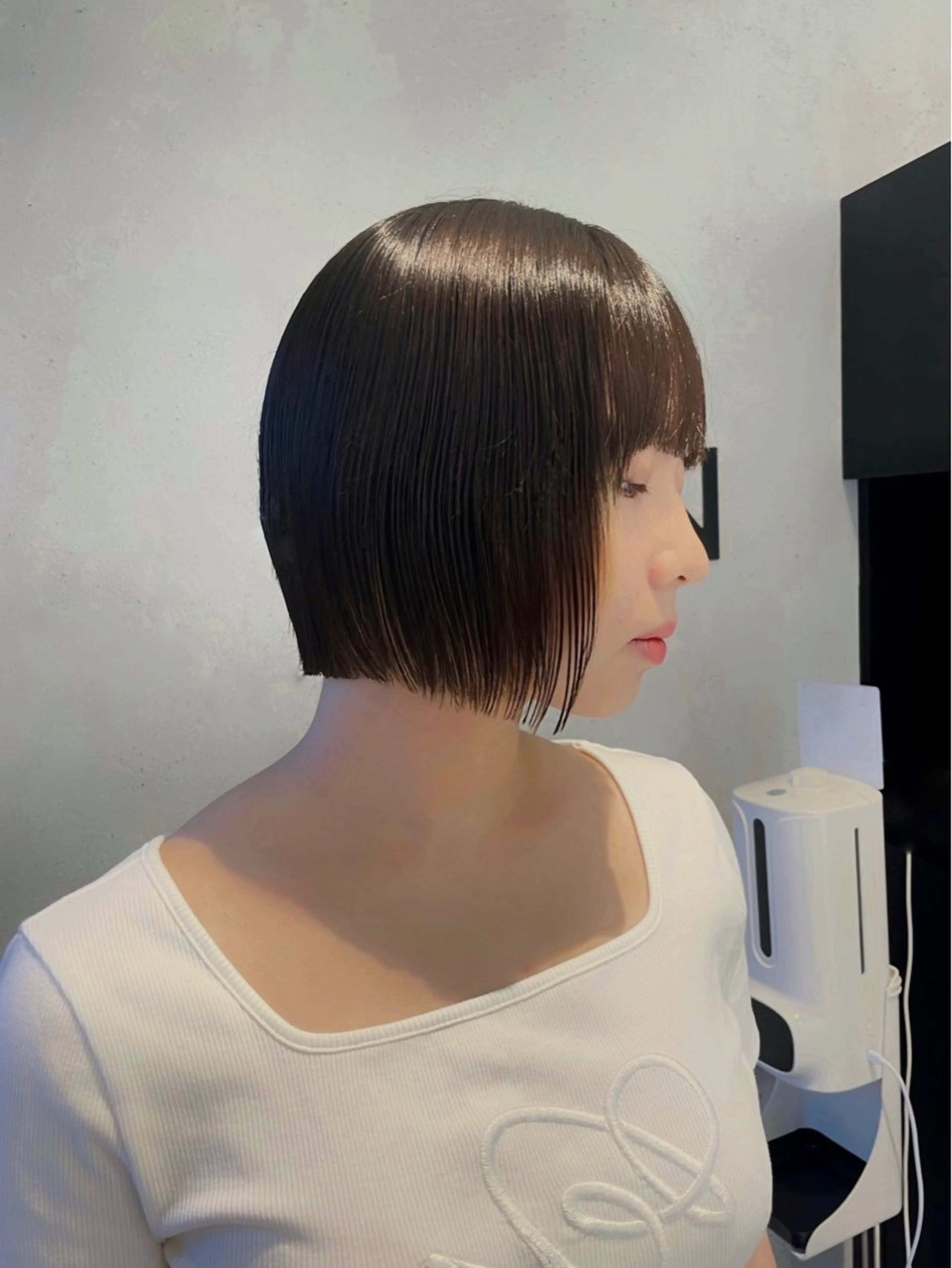 ショート ボブ カット トリートメント ヘアセット メンズ特化 パーマ/オザワのヘアスタイル