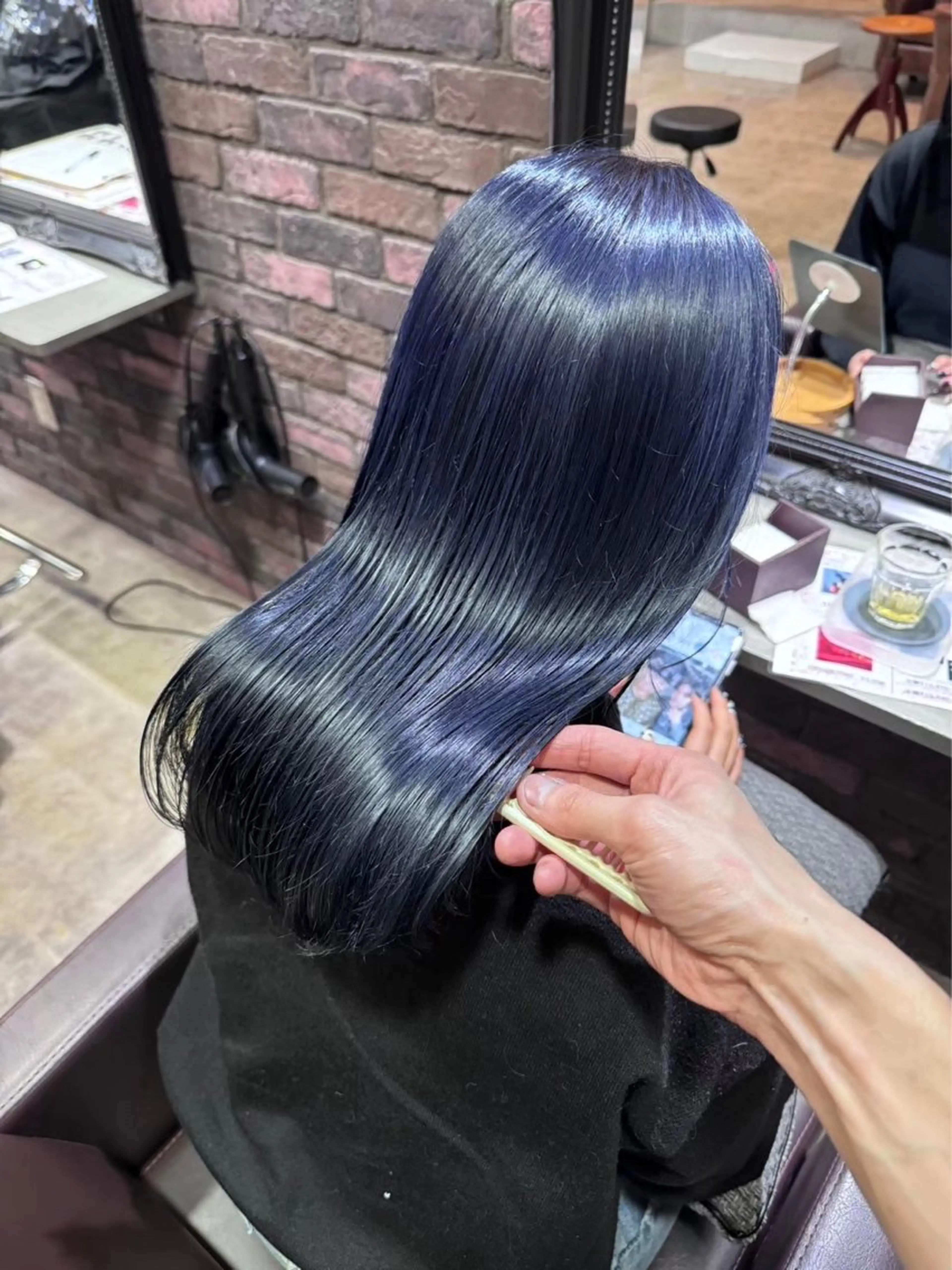 ロング カット ヘアカラー トリートメント 🔥髪質改善×似合せ 🔥【天神美容室】のヘアスタイル