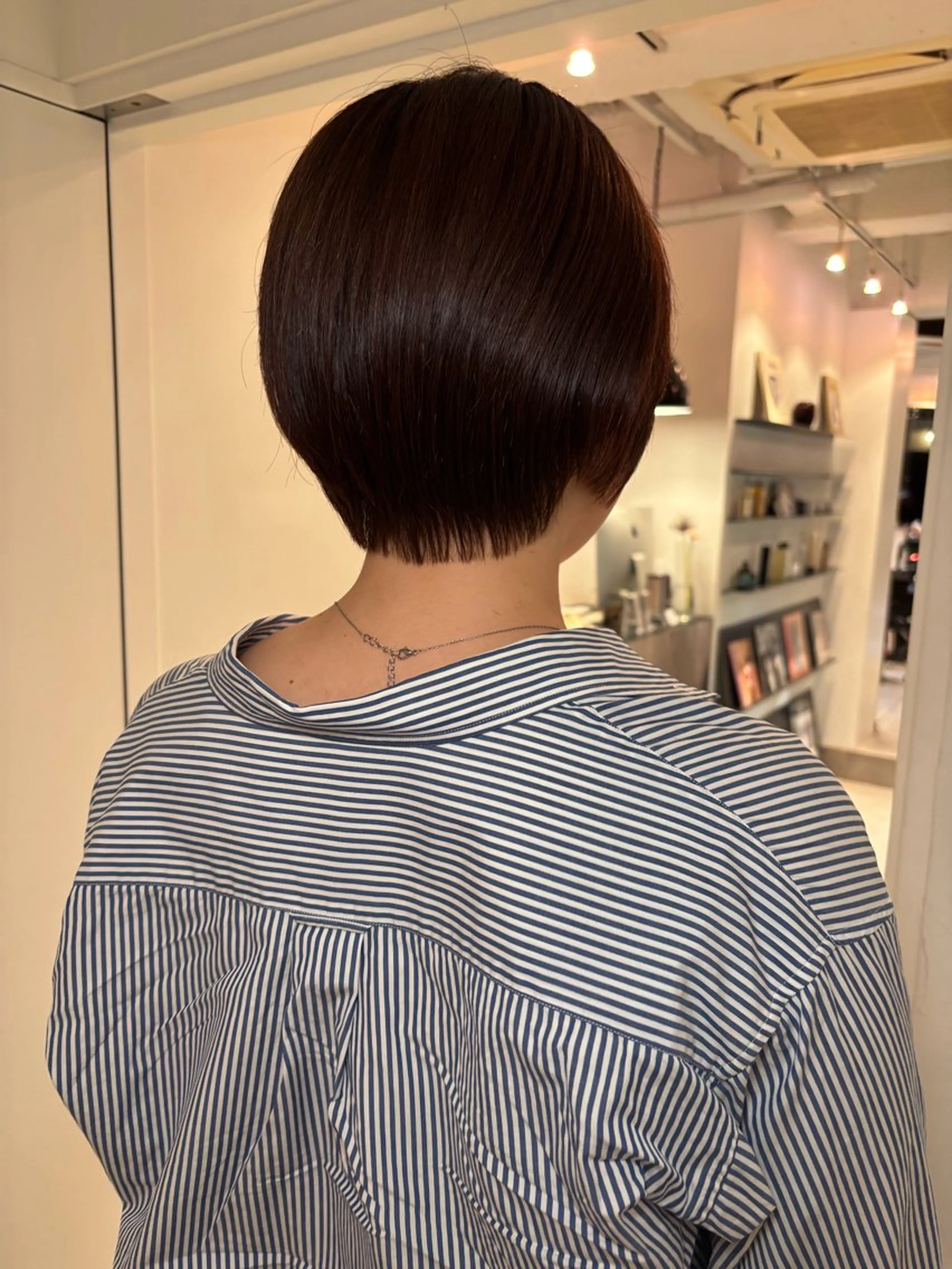 ショート riria/ボブ /ブラウンカラー🎀のヘアスタイル