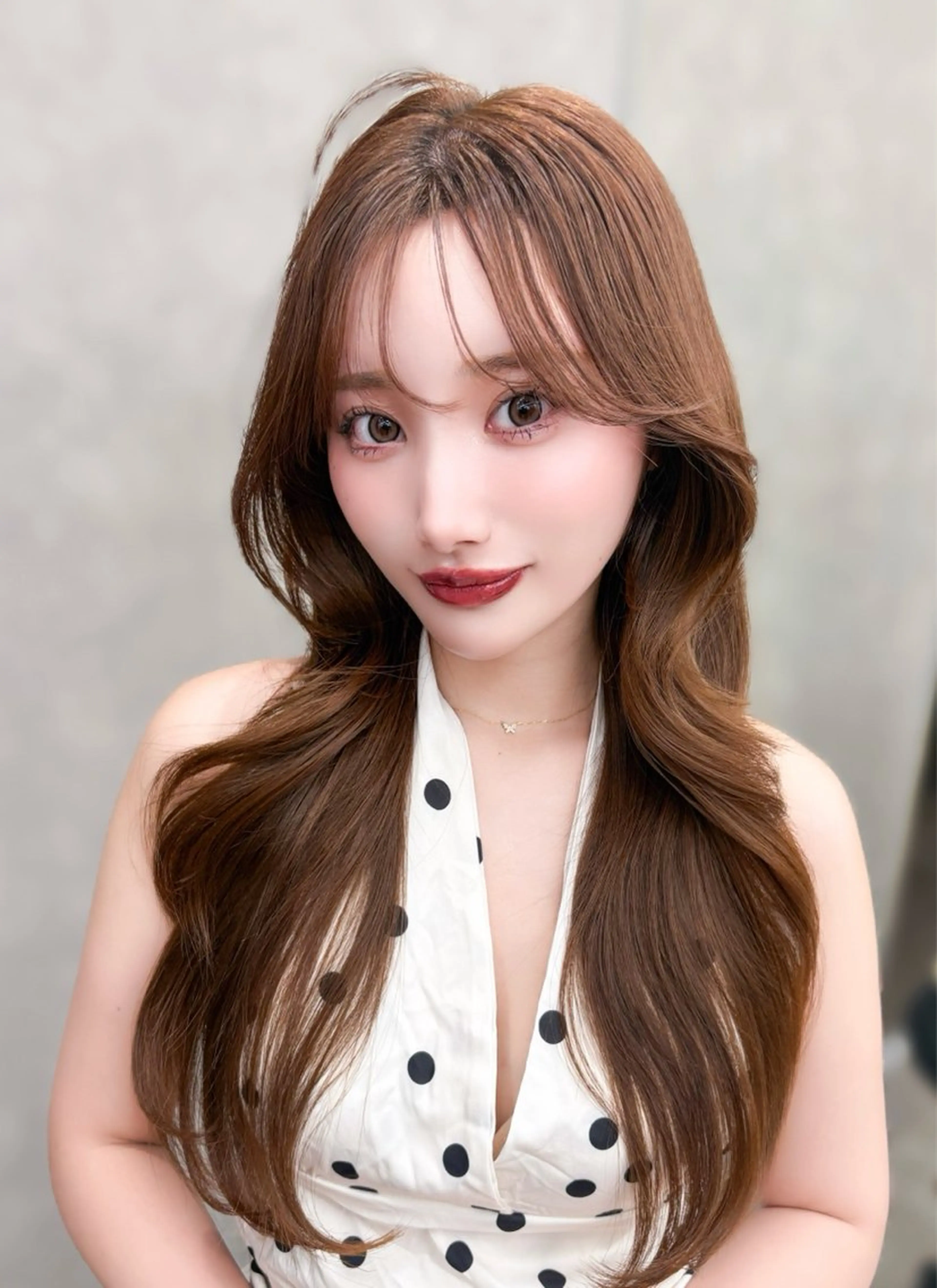 ロング 韓国ヘア/ ミラノのヘアスタイル