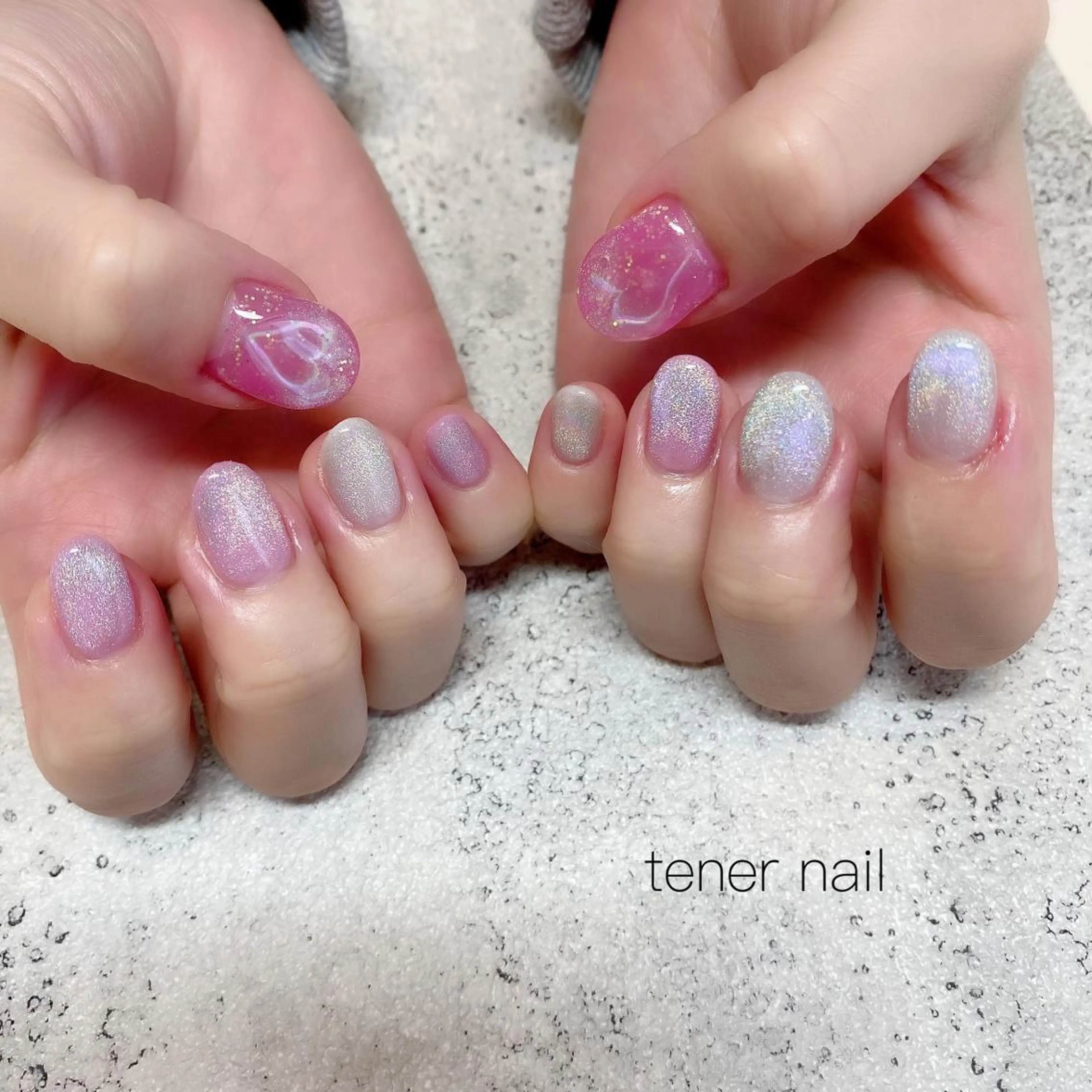ネイル ハート tener  nail  テネルネイル所属・テネルネイル tener nailのネイルデザイン