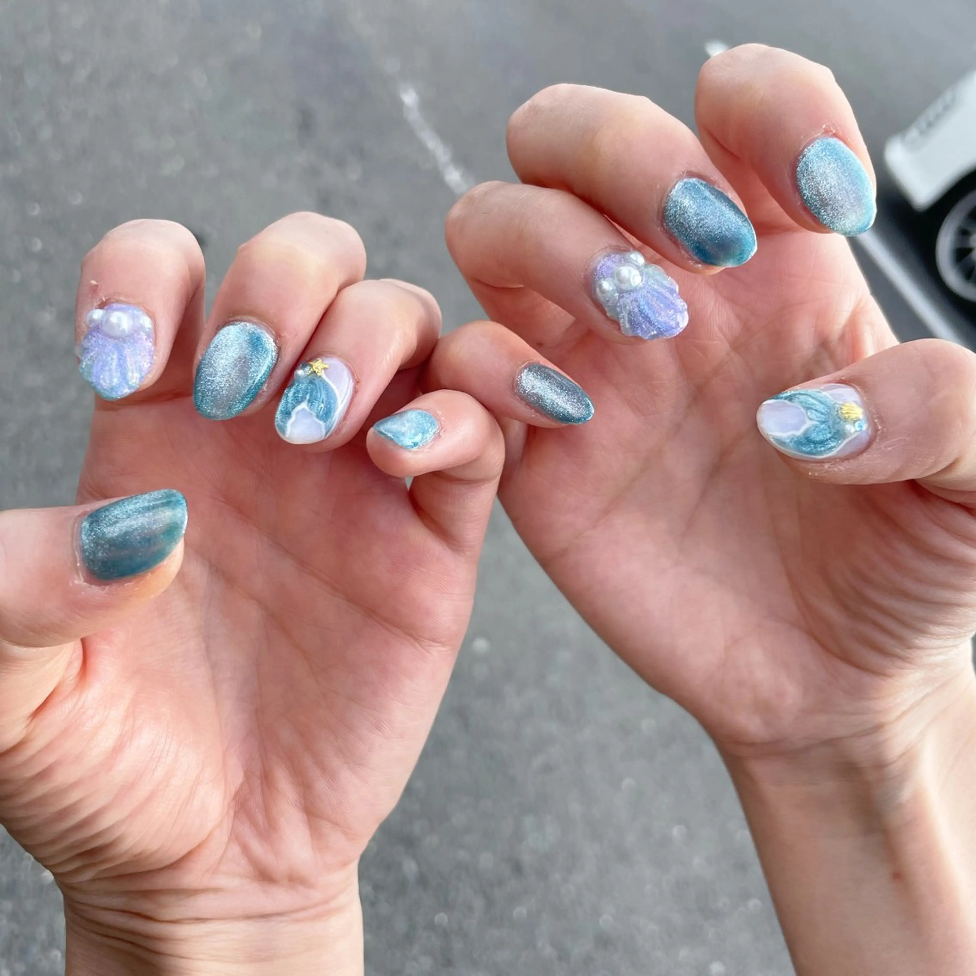 ネイル マグネットネイル Nail salon Betty❤︎のネイルデザイン