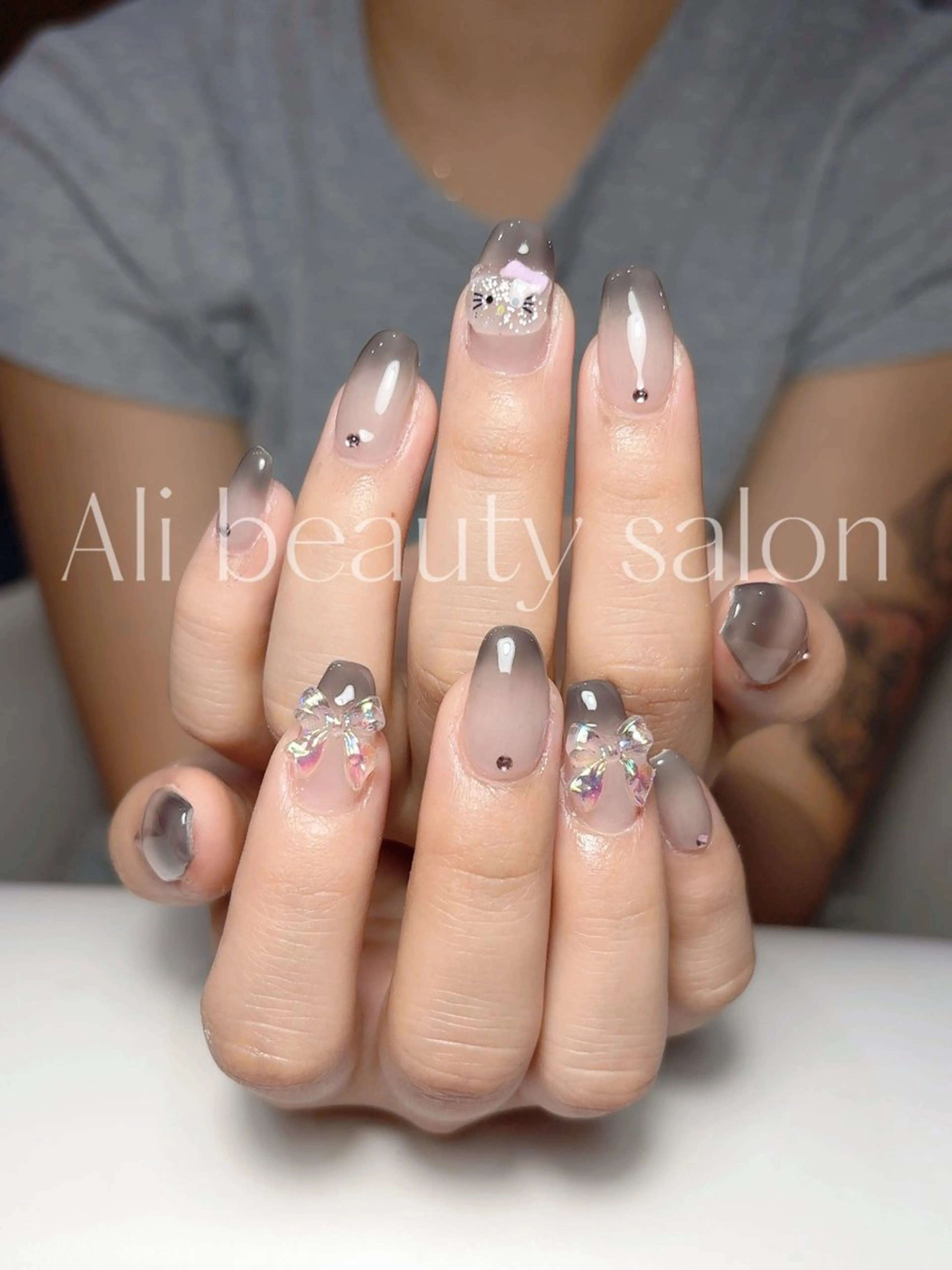 ネイル グラデーション ハンドネイル Ali 新小岩 ネイル専門のネイルデザイン