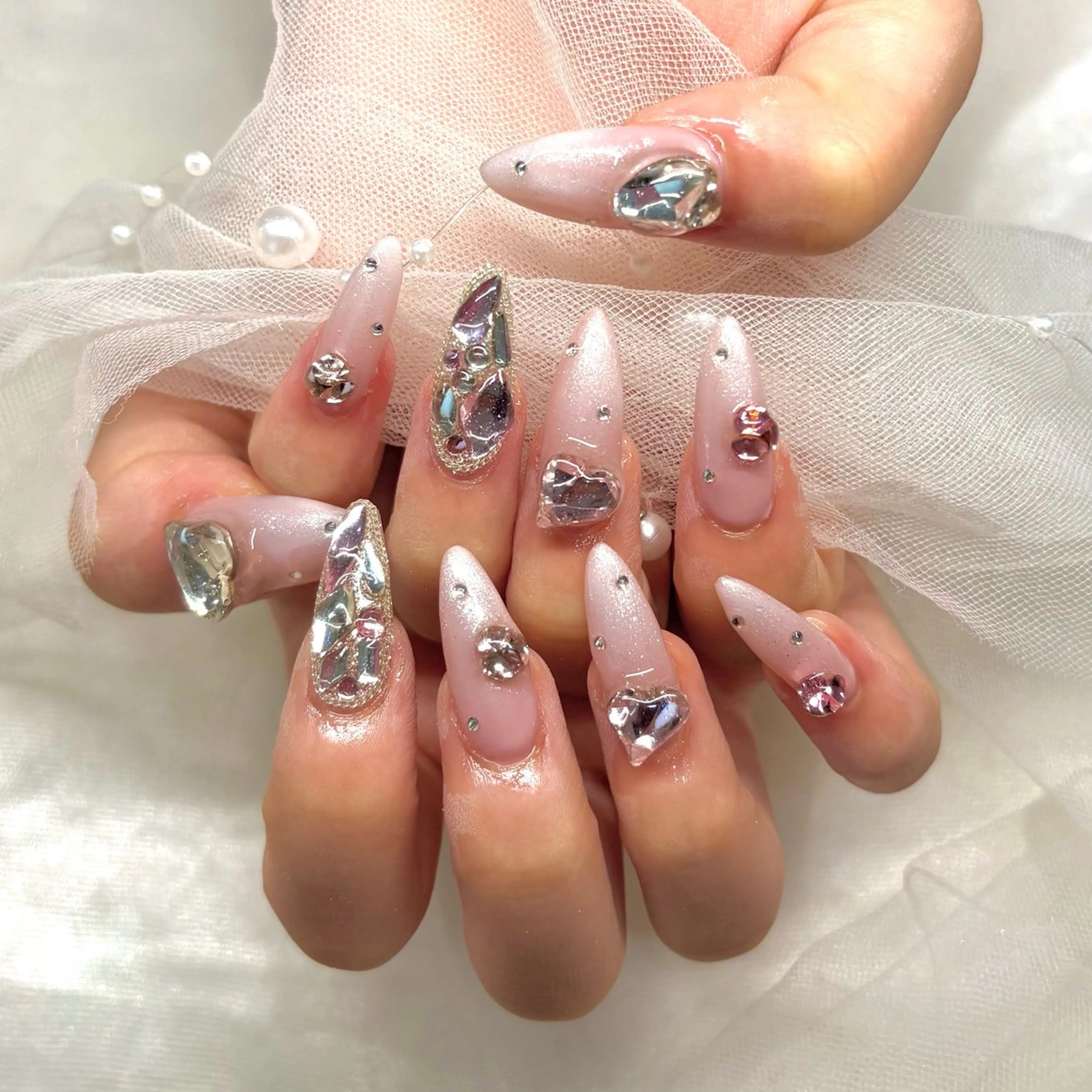 ネイル ハンドネイル joieange kirariのネイルデザイン