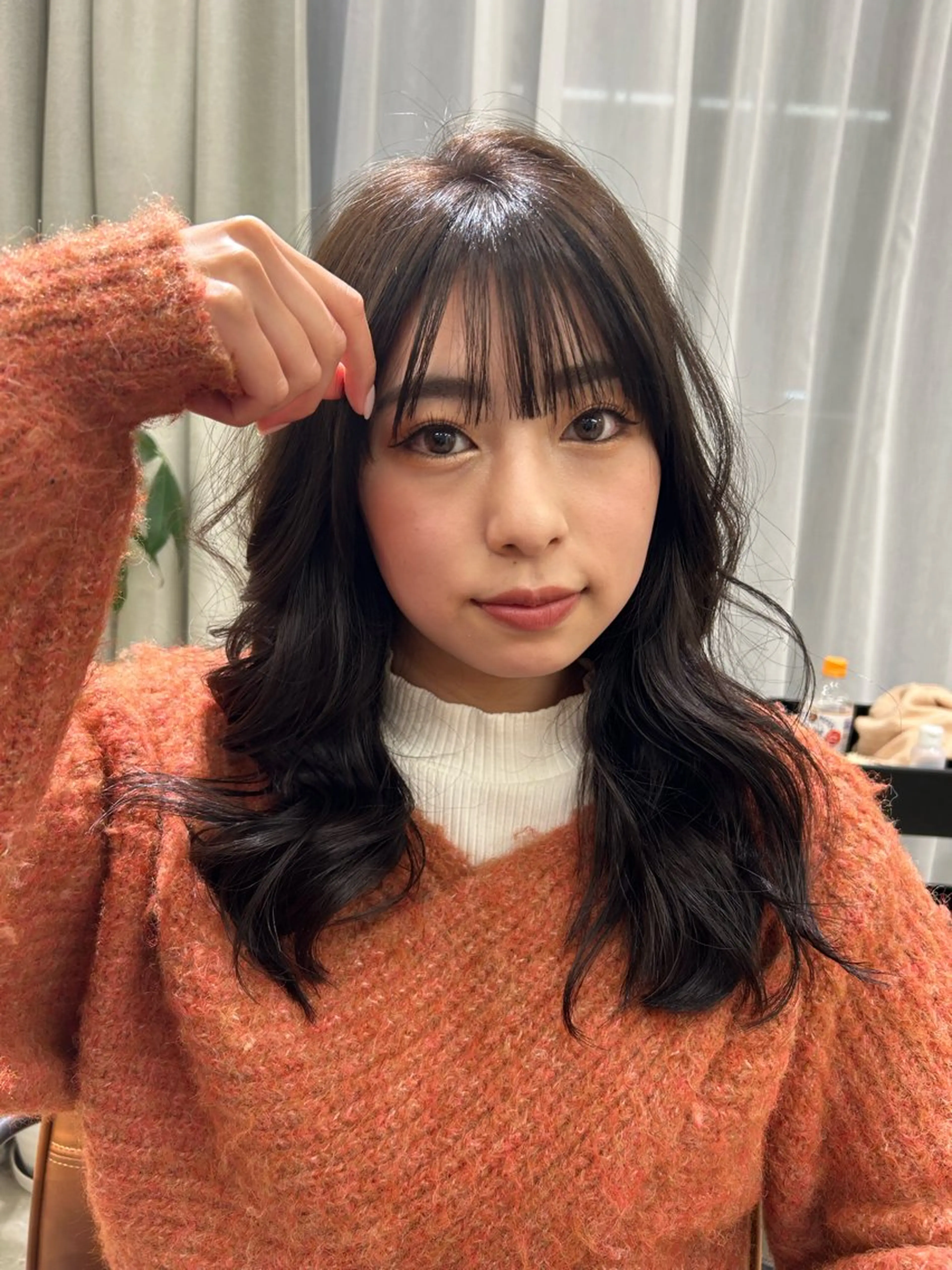 セミロング カラー パーマ ヘアアレンジ メンズ 似合わせメンズカット /ニュアンスパーマのヘアスタイル