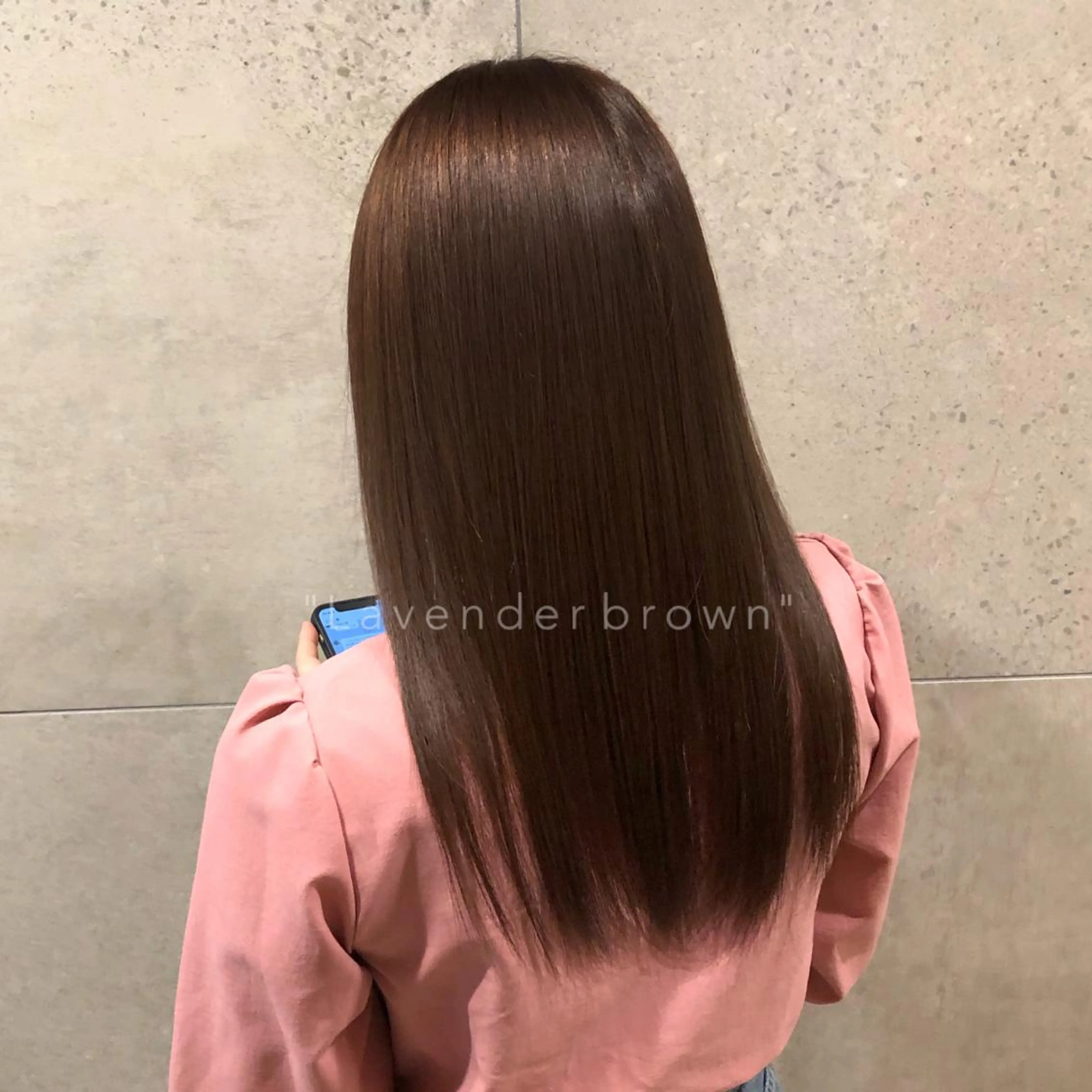ロング カラー ブラウンカラー ラベンダーカラー カット ヘアカラー トリートメント 山中 優 🎨大人艶colorのヘアスタイル