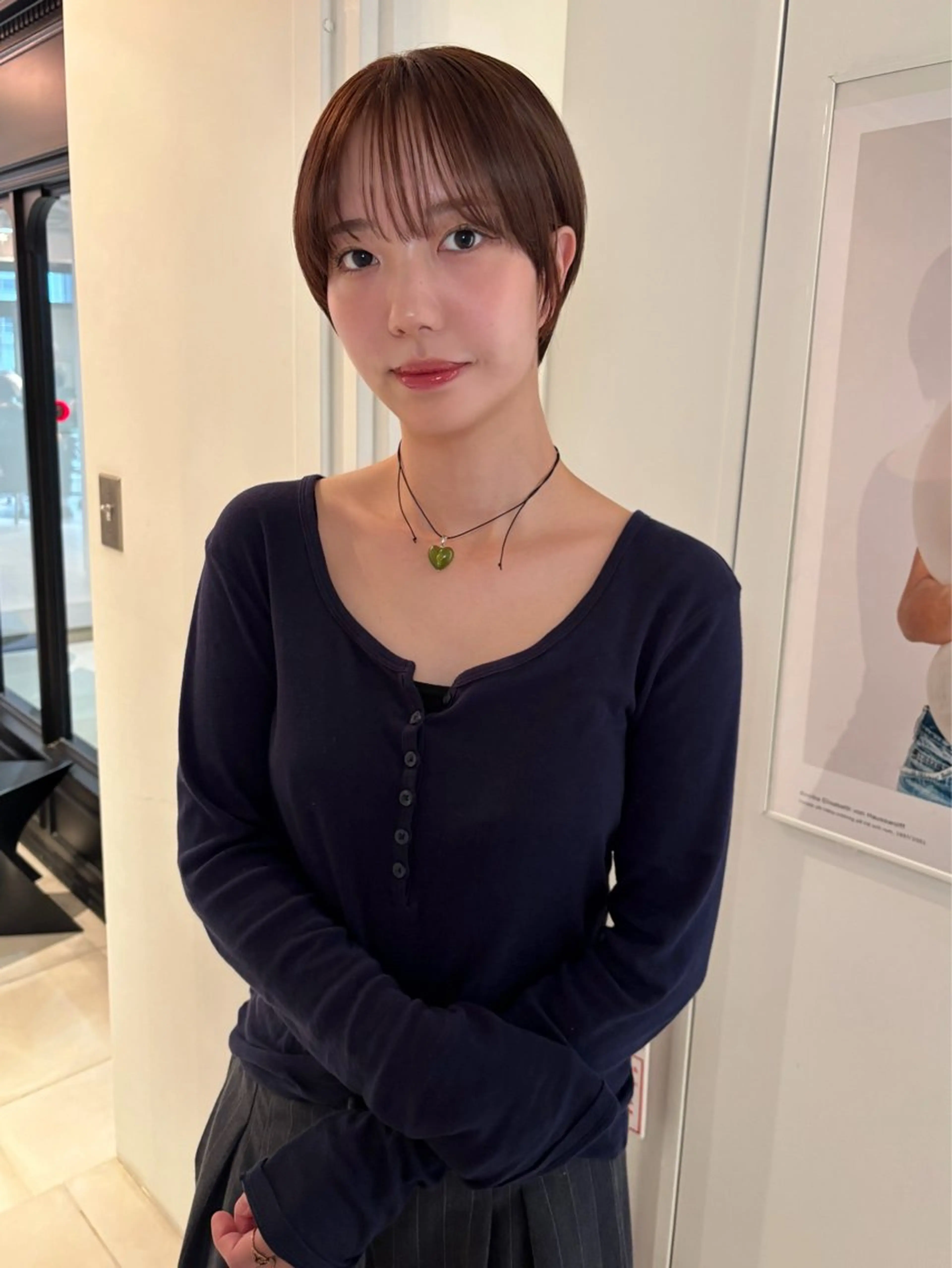 ショート riria/ボブ /ブラウンカラー🎀のヘアスタイル