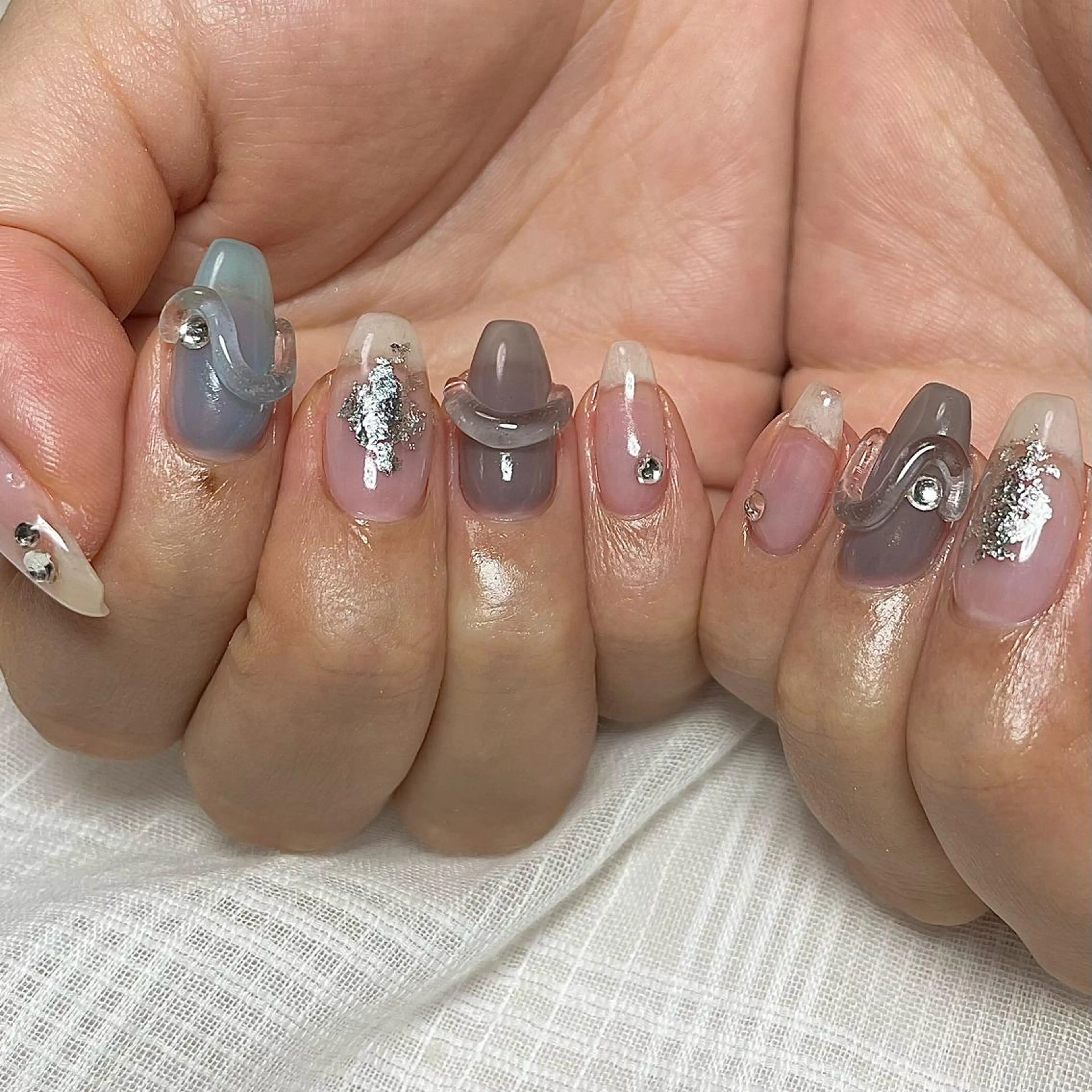 ネイル ハンドネイル Nailsalon BLOOM🌷 山崎のネイルデザイン