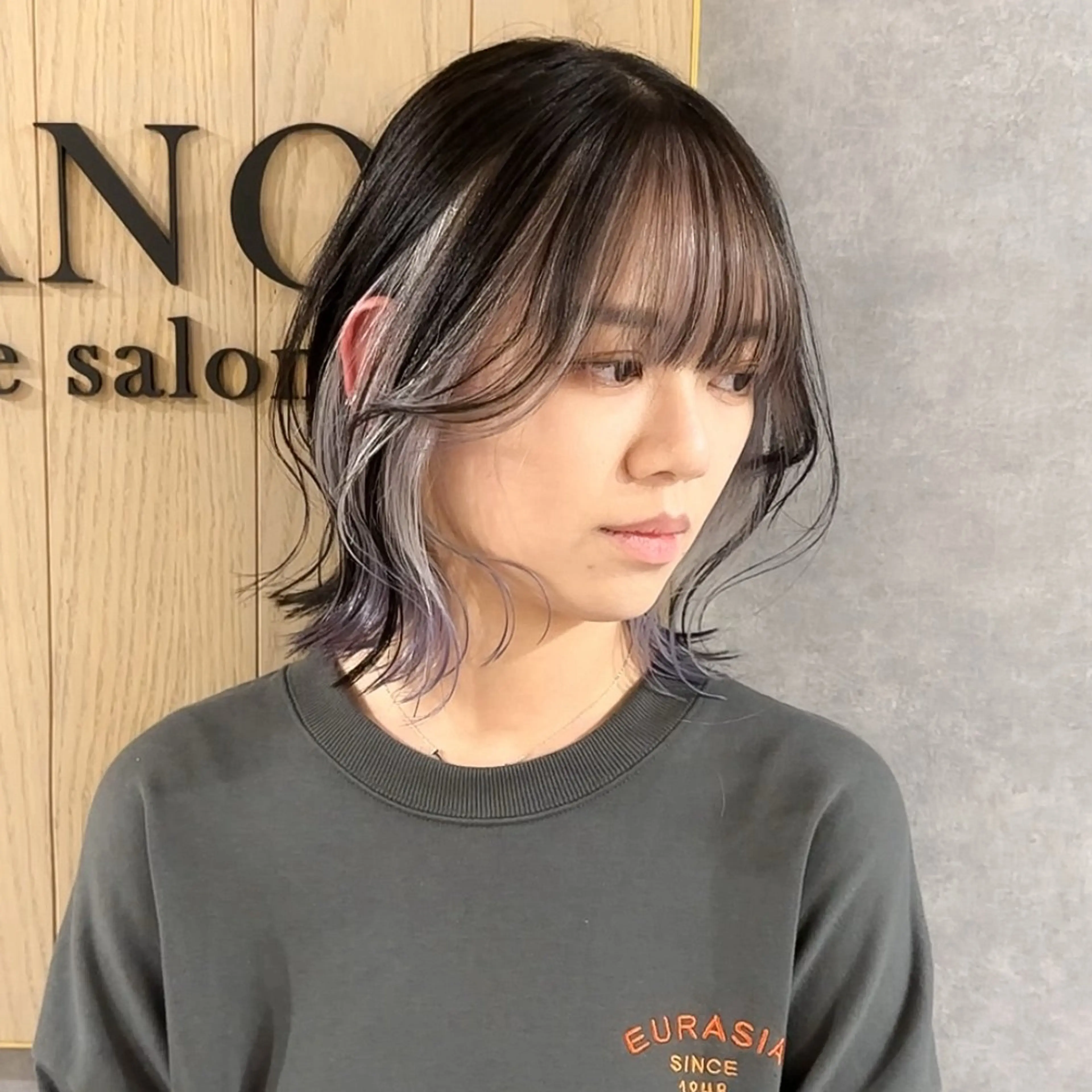 🫧さりげない洒落感🫧カット＋洒落感インナーカラーの写真