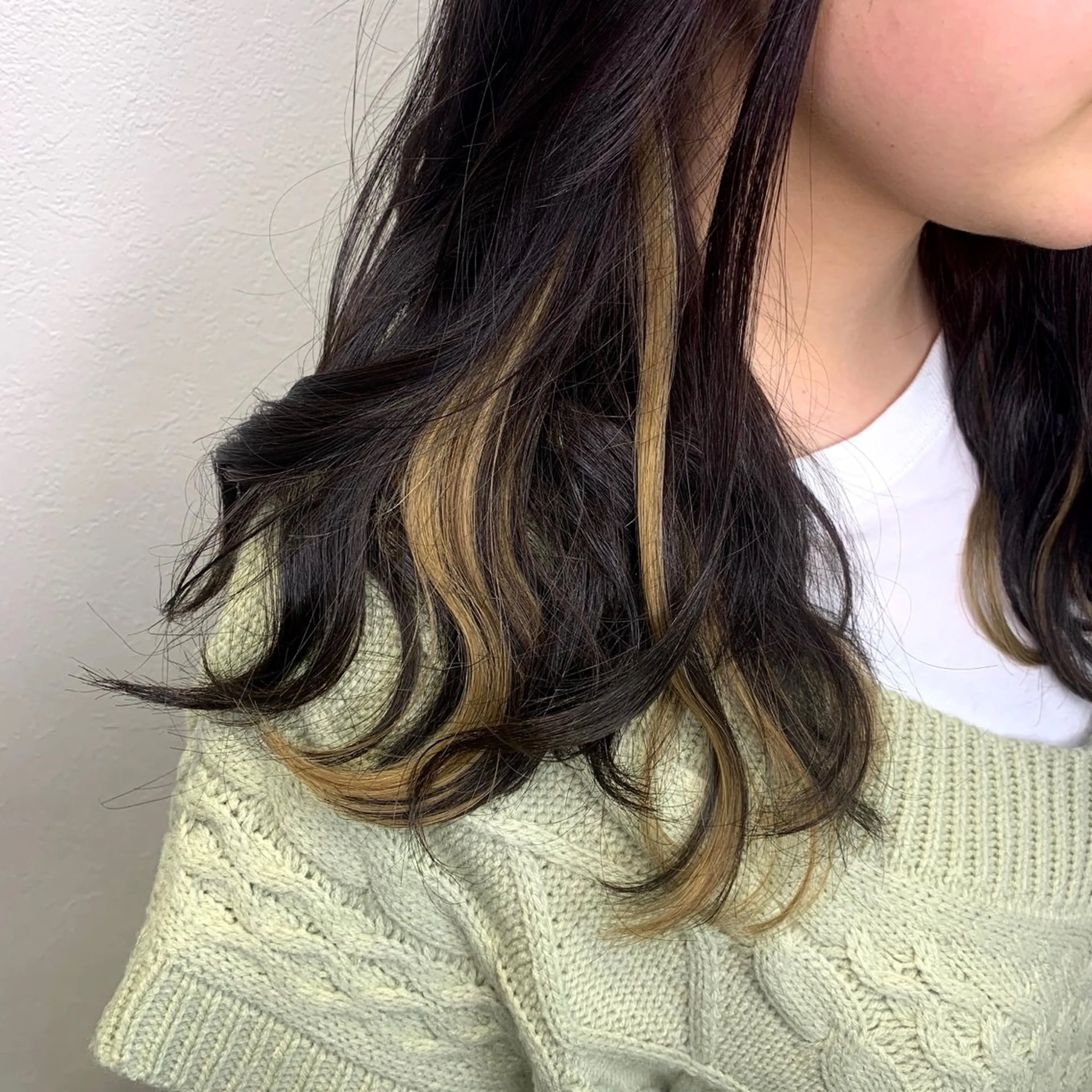 セミロング カラー カット エクステ ヘアセット 髪質改善/縮毛/新宿 🫧SUZUKA🫧のヘアスタイル