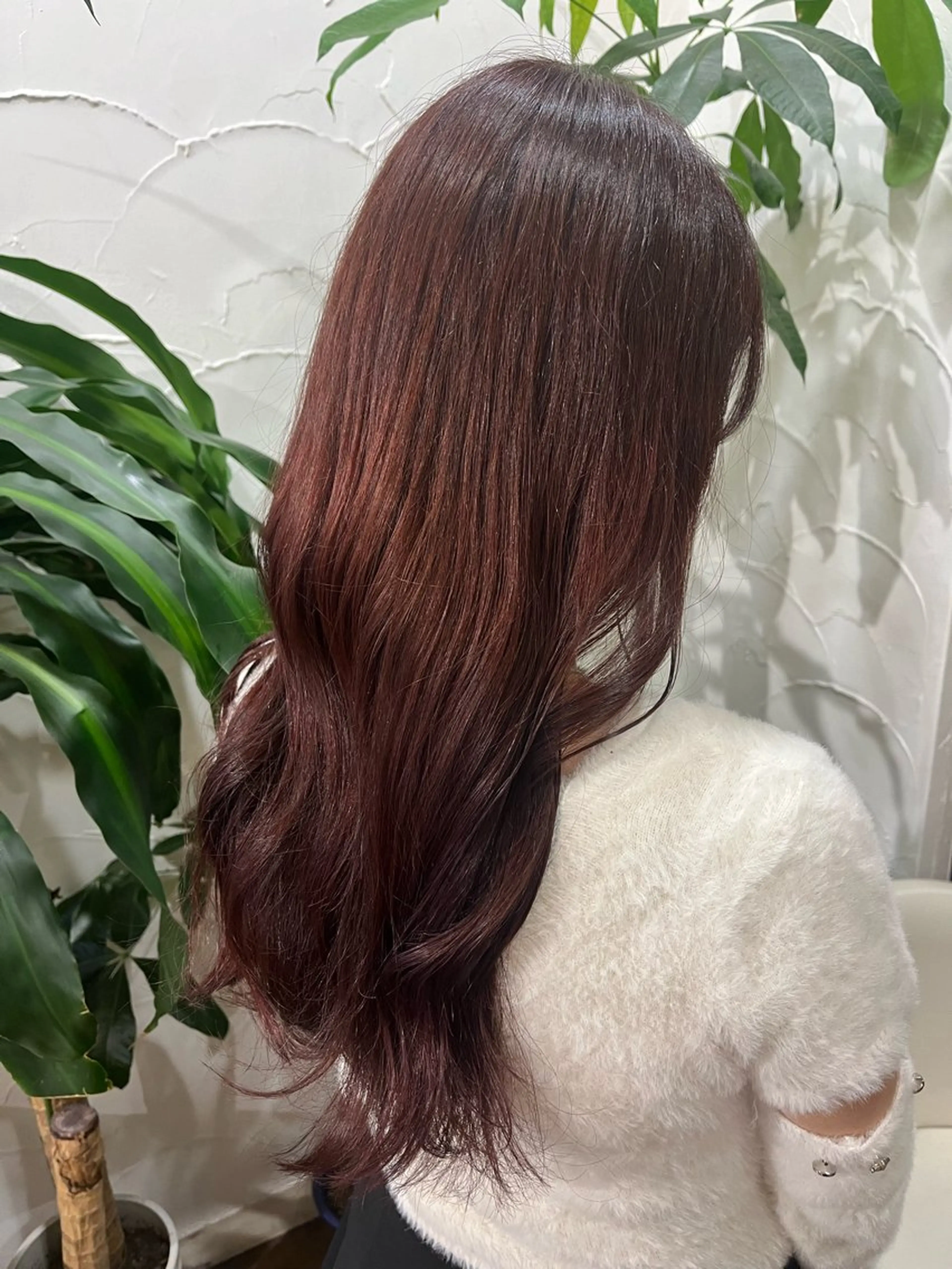 ロング カラー ピンクカラー カット ヘアカラー トリートメント Eleanor 池袋 🧸Madoka🧸のヘアスタイル