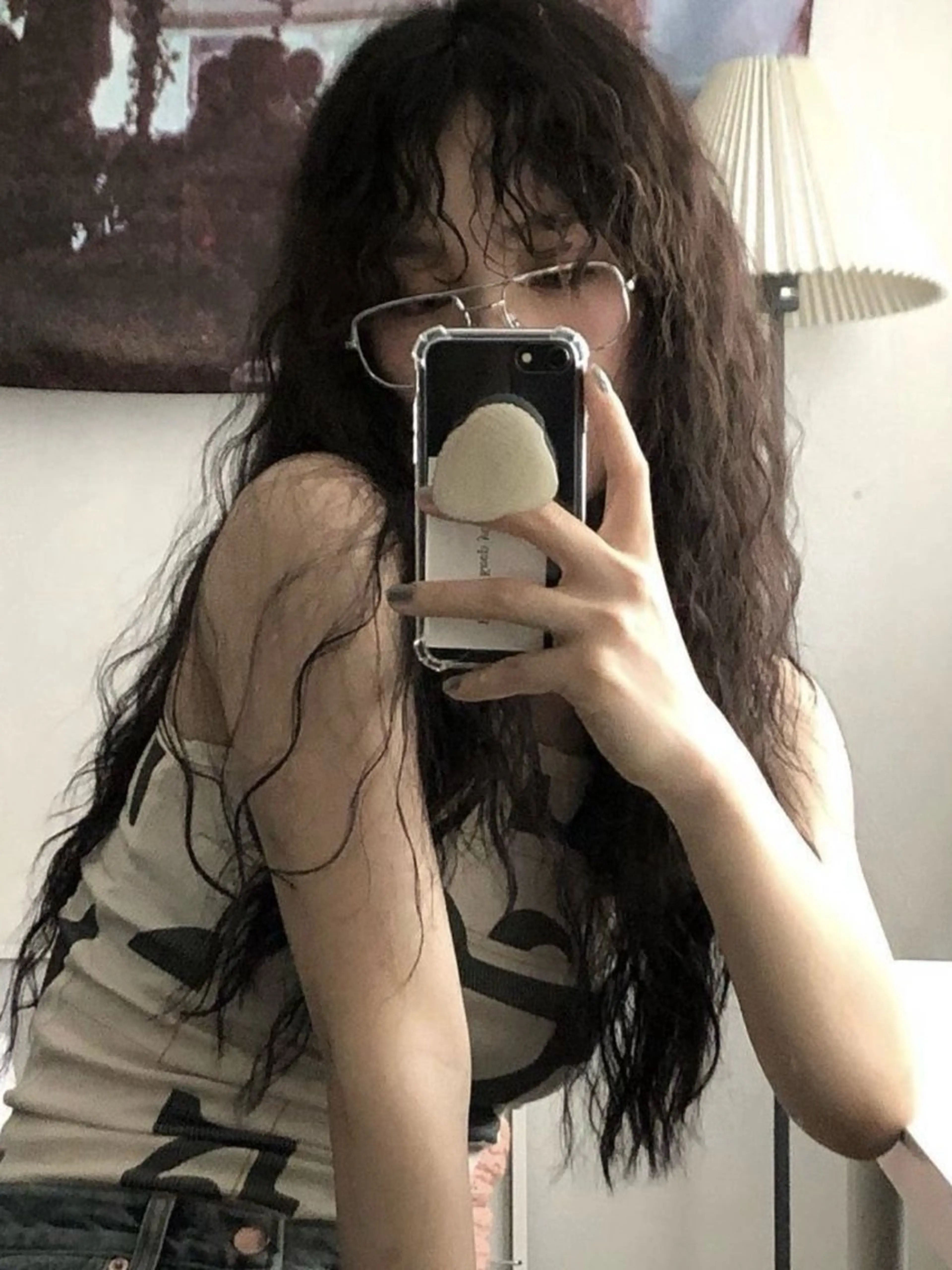 セミロング パーマ セミロングパーマ カット パーマ トリートメント nonoka オリーブ/グレージュのヘアスタイル